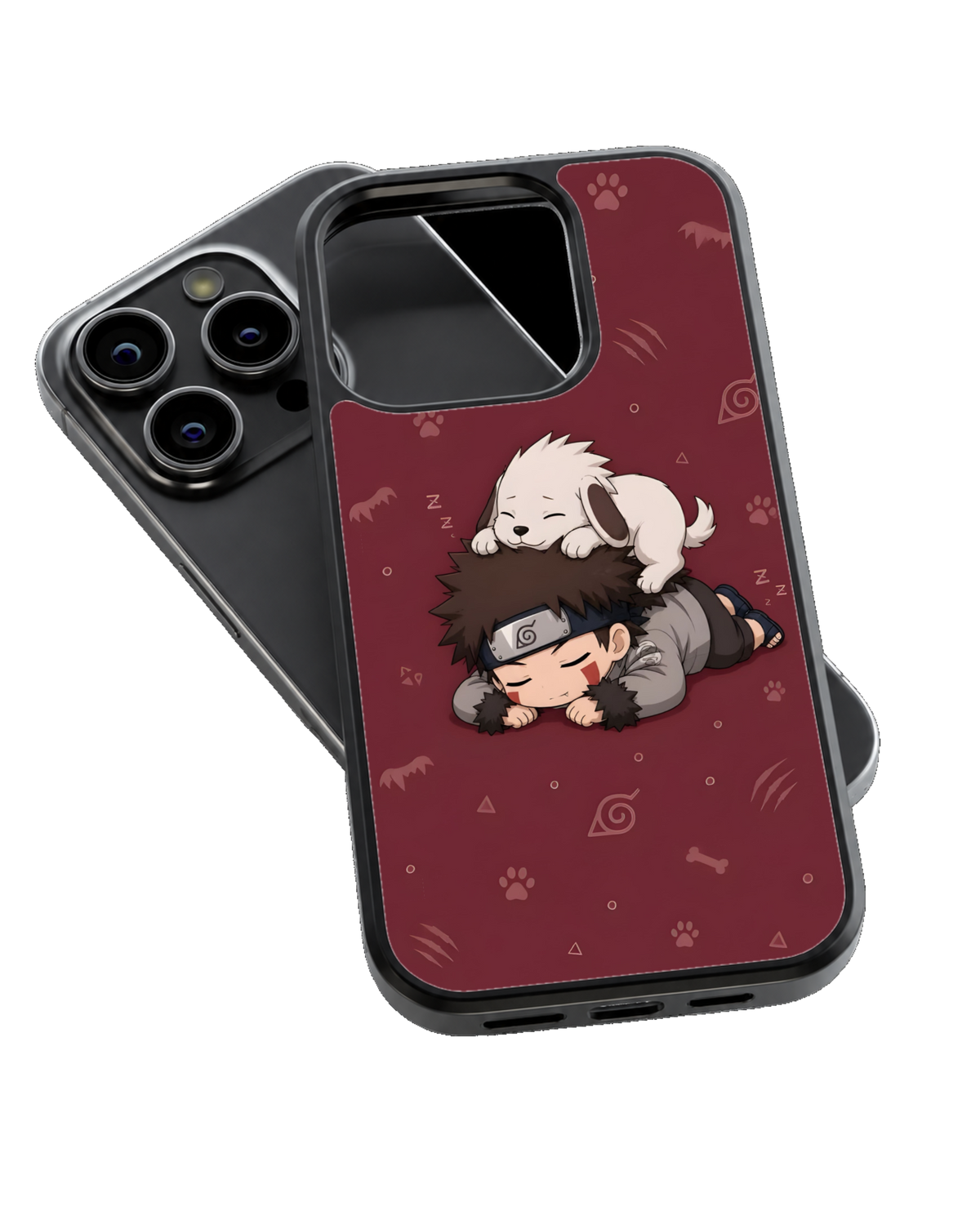 Kiba Chibi Character Theme Glass Phone Covr