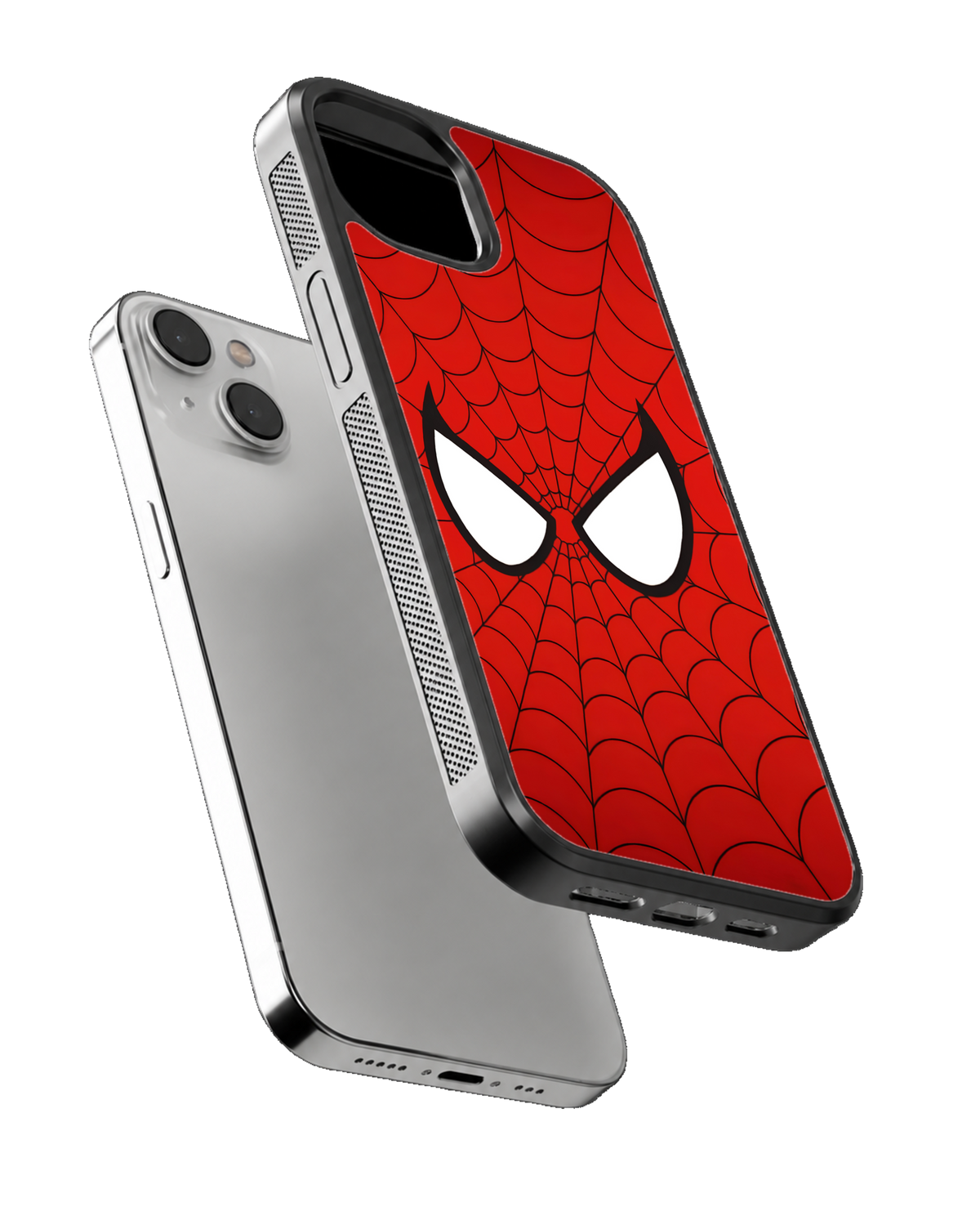 Spider-Man Web Mask Graphic Premium Glass Covr