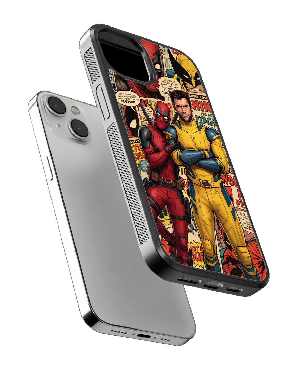 Deadpool & Wolverine Aesthetic Glass Phone Covr