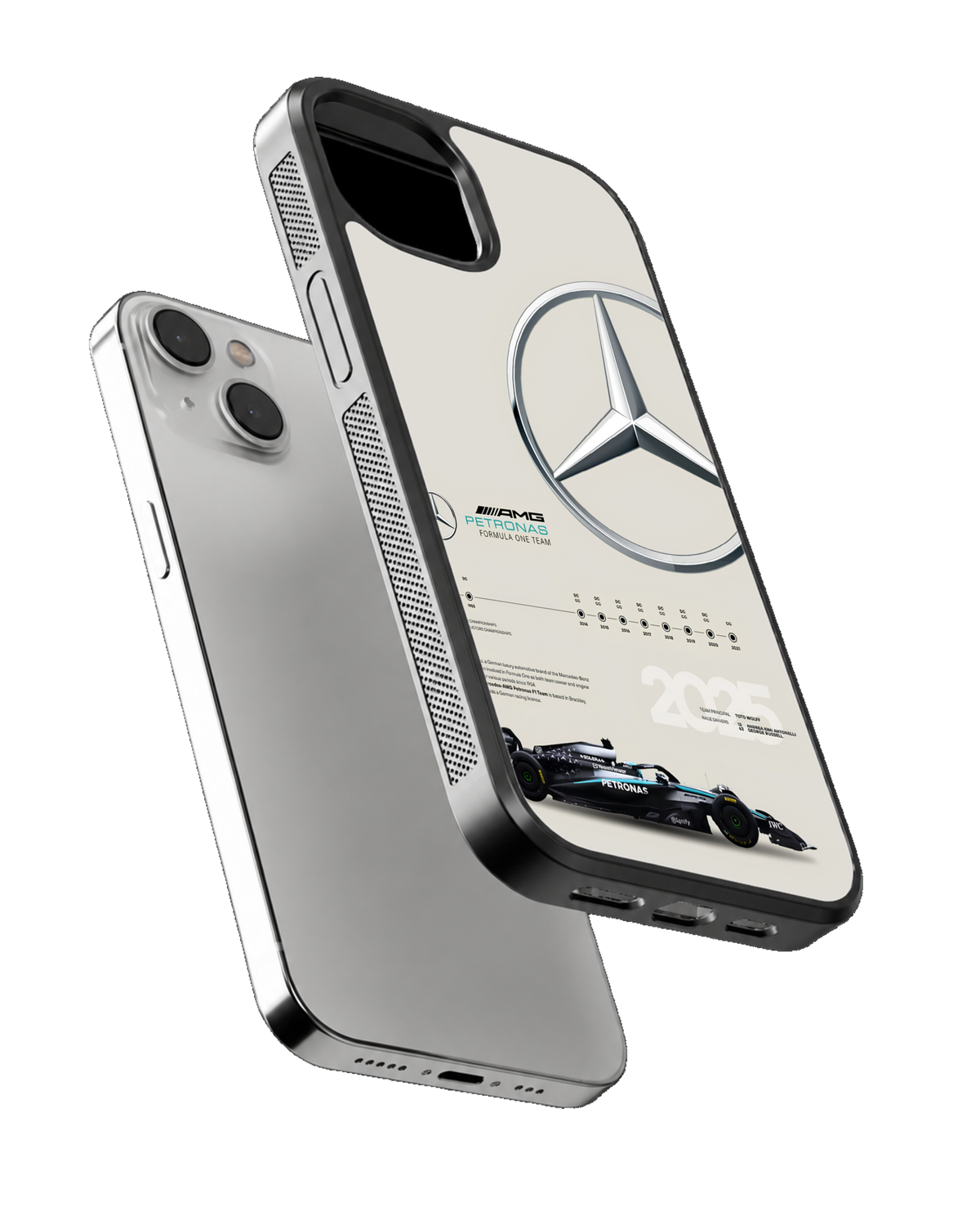 Mercedes AMG Petronas Racing Aesthetic Premium Glass Phone Covr