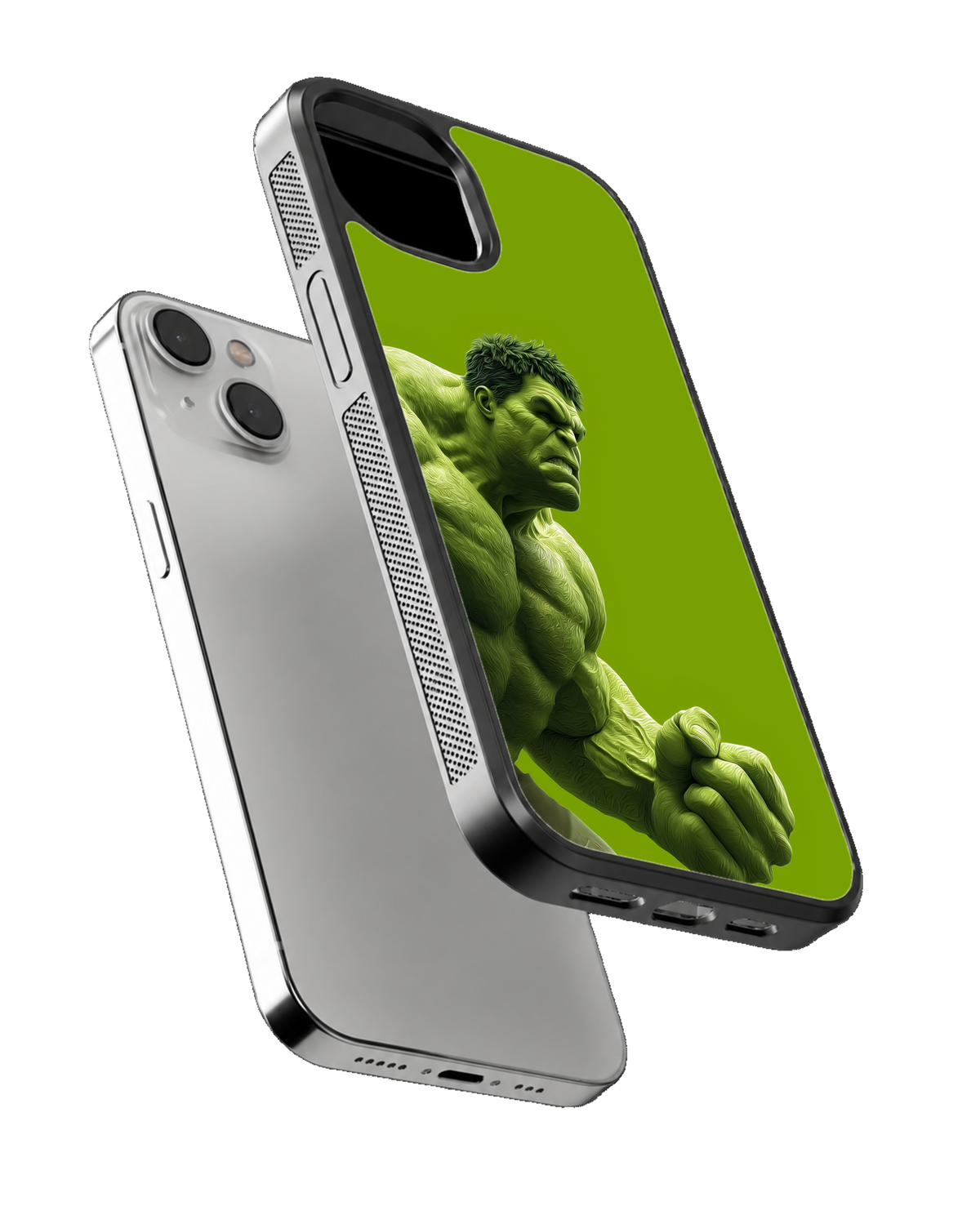Hulk Inspired Green Premium Glass Phone Covr