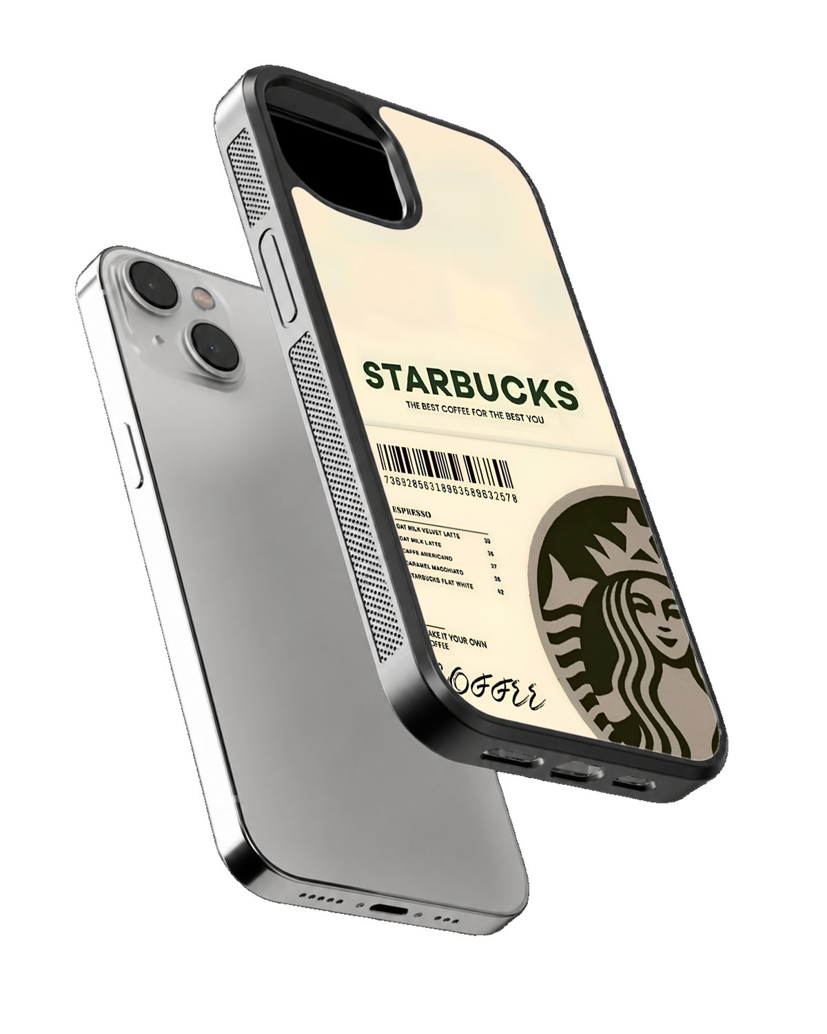 Starbucks Coffee Aesthetic Premium Glass Covr
