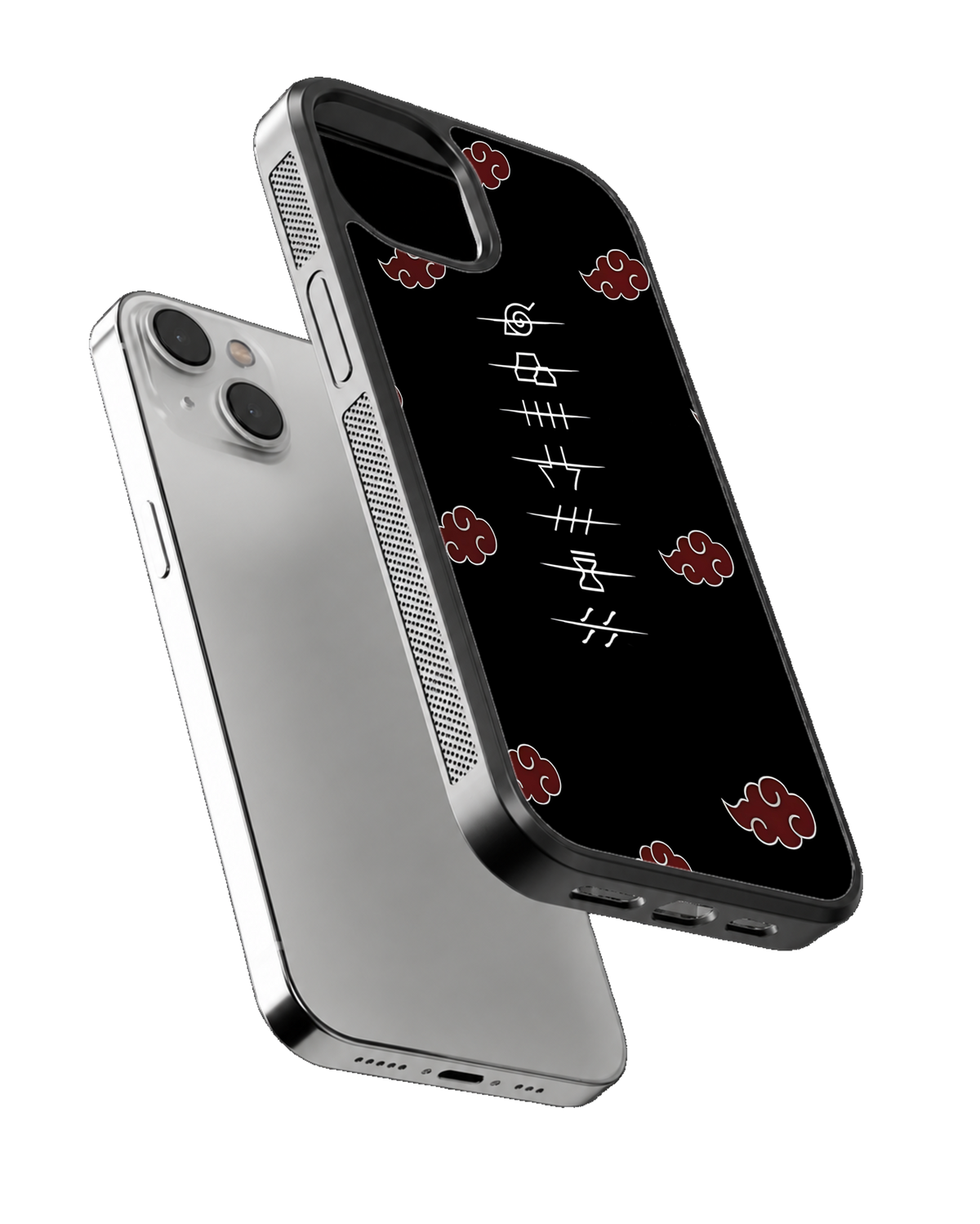 Akatsuki Village Symbols Naruto Theme Glass Phone Covr