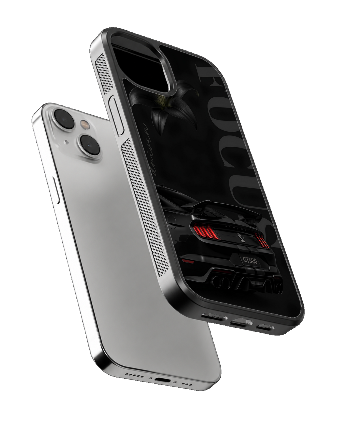 Mustang GT500 Car Aesthetic Premium Glass Phone Covr
