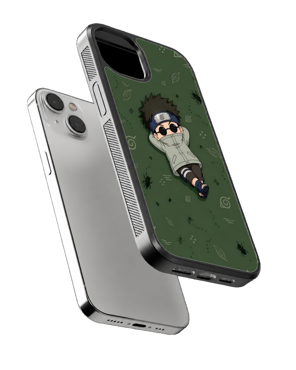 Shino Chibi Character Theme Glass Phone Covr