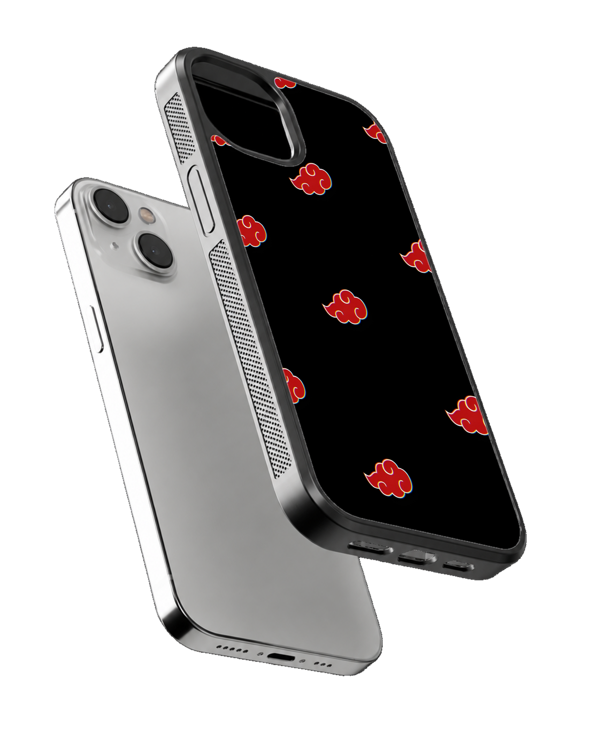 Akatsuki Naruto Theme Glass Phone Covr