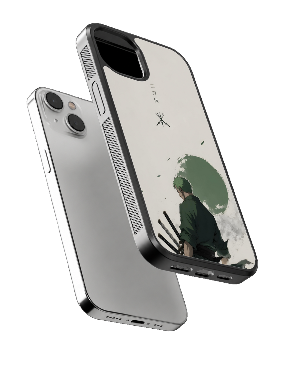 Zoro One Piece Theme Glass Phone Covr