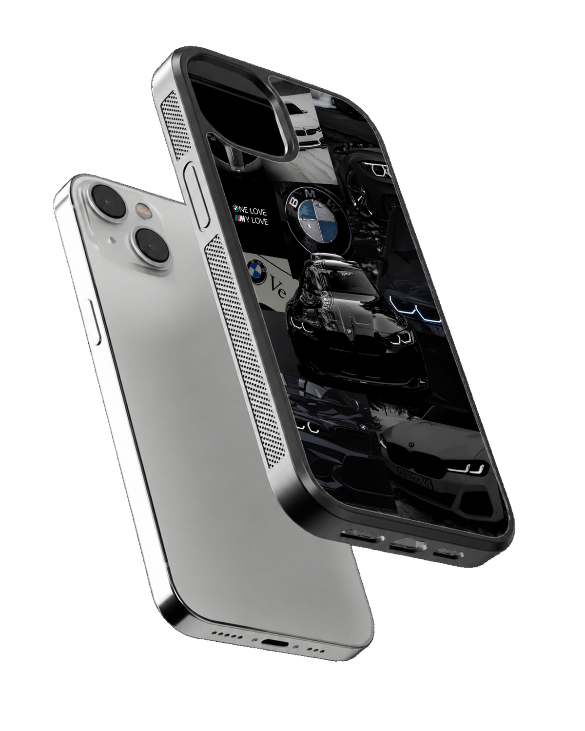 BMW Car Collage Premium Glass Phone Covr