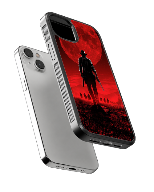 Arthur Morgan Red Dead Redemption 2 Red Moon Cowboy Premium Glass Covr