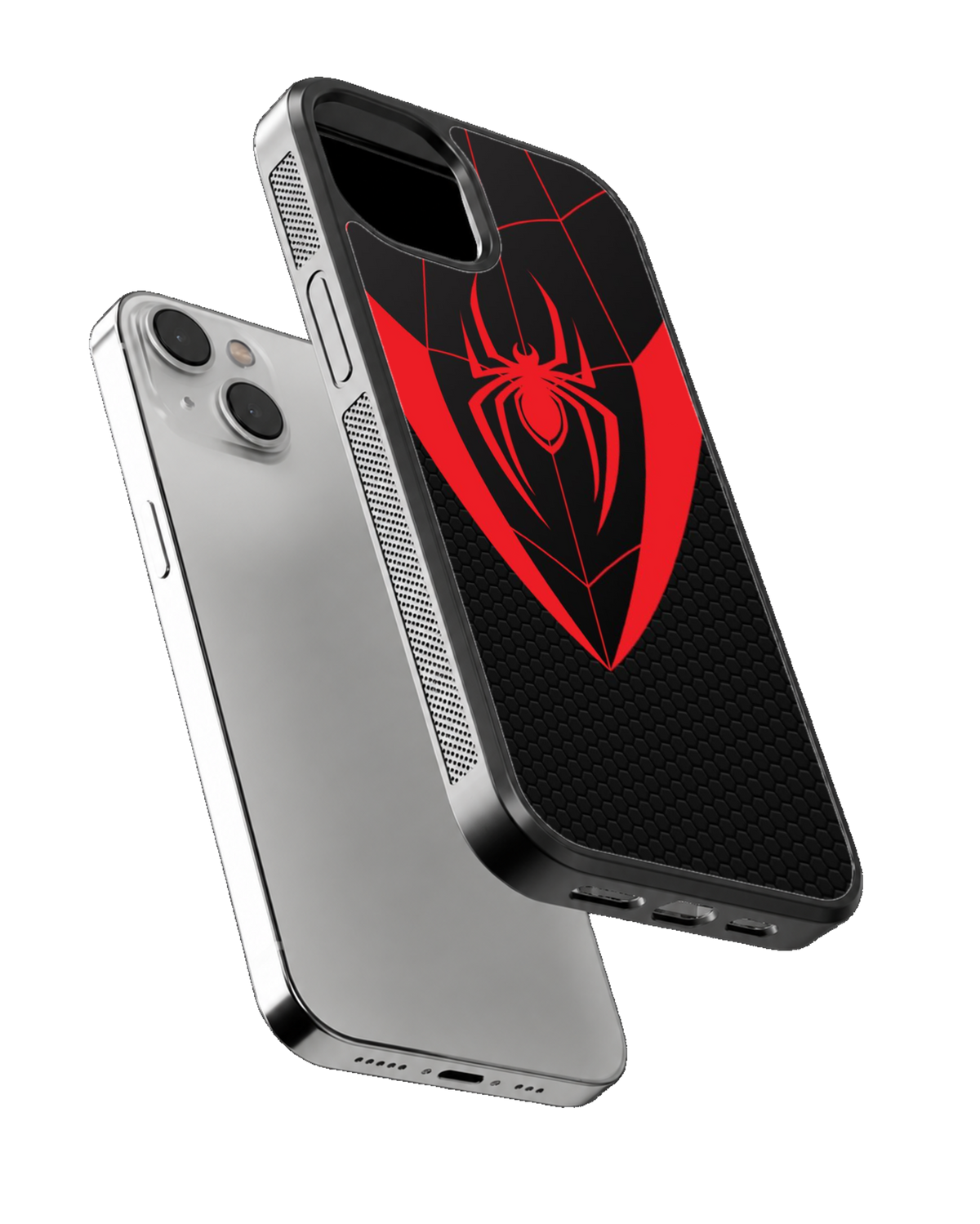 Spider-Man Miles Morales Logo Premium Glass Covr