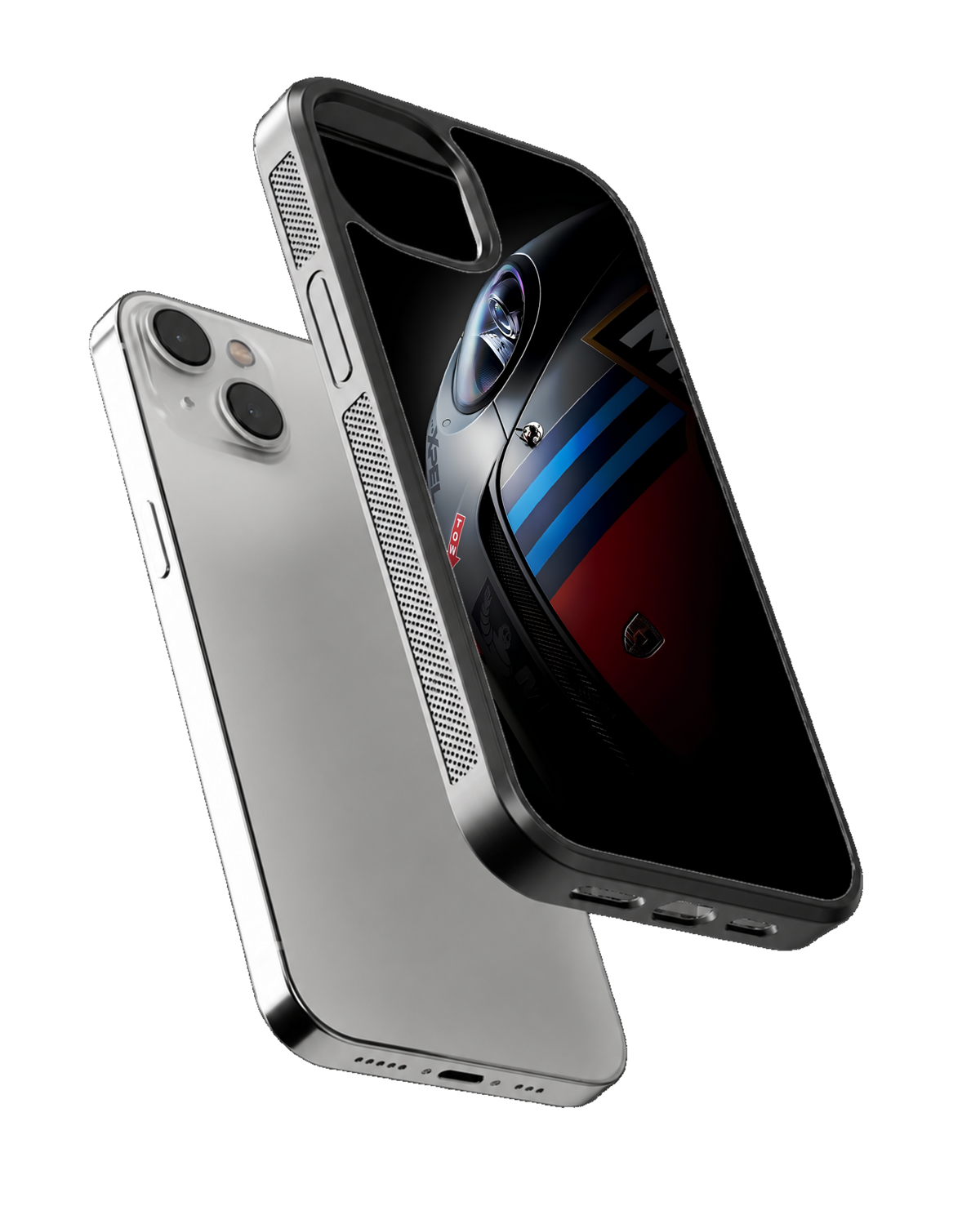 Porsche Aesthetic Sports Car Premium Glass Phone Covr