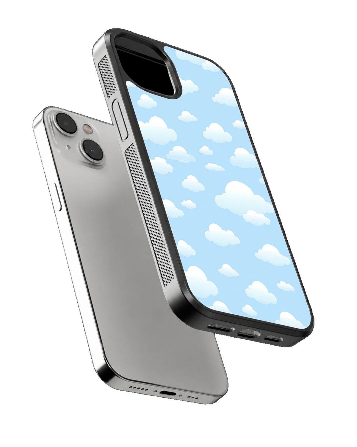 Dreamy Blue Sky Premium Glass Covr
