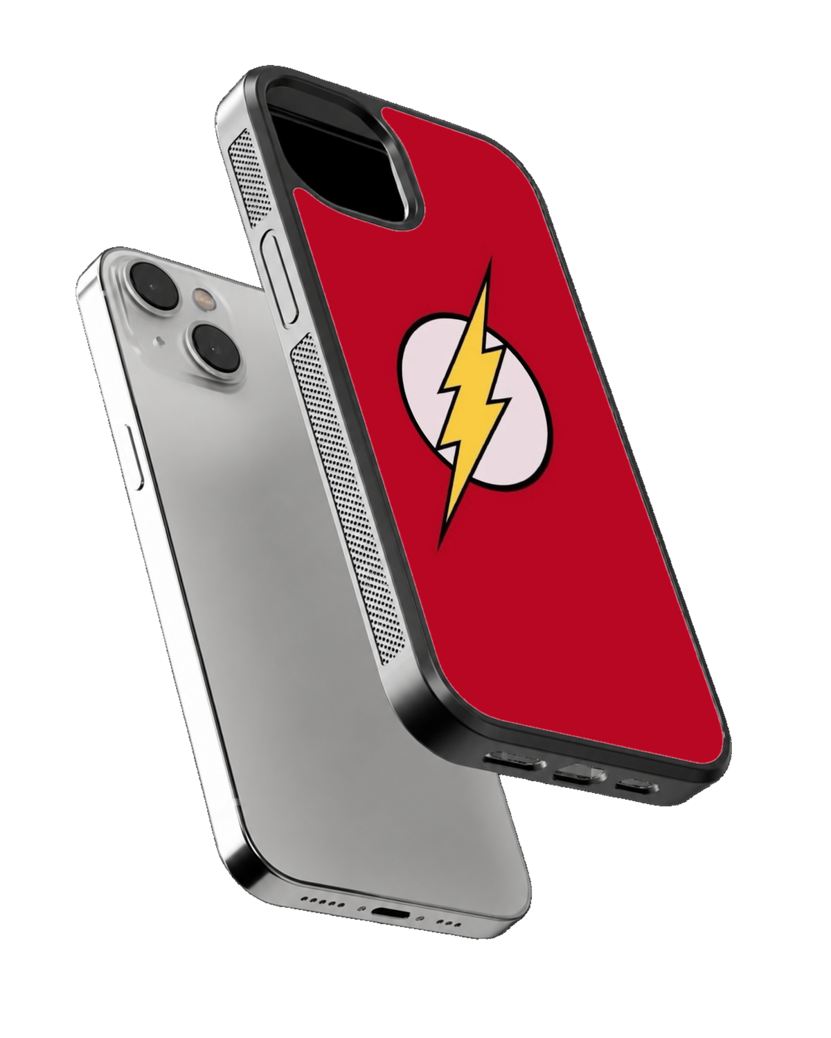 The Flash Classic Lightning Bolt Red Minimalist Superhero Premium Glass Covr