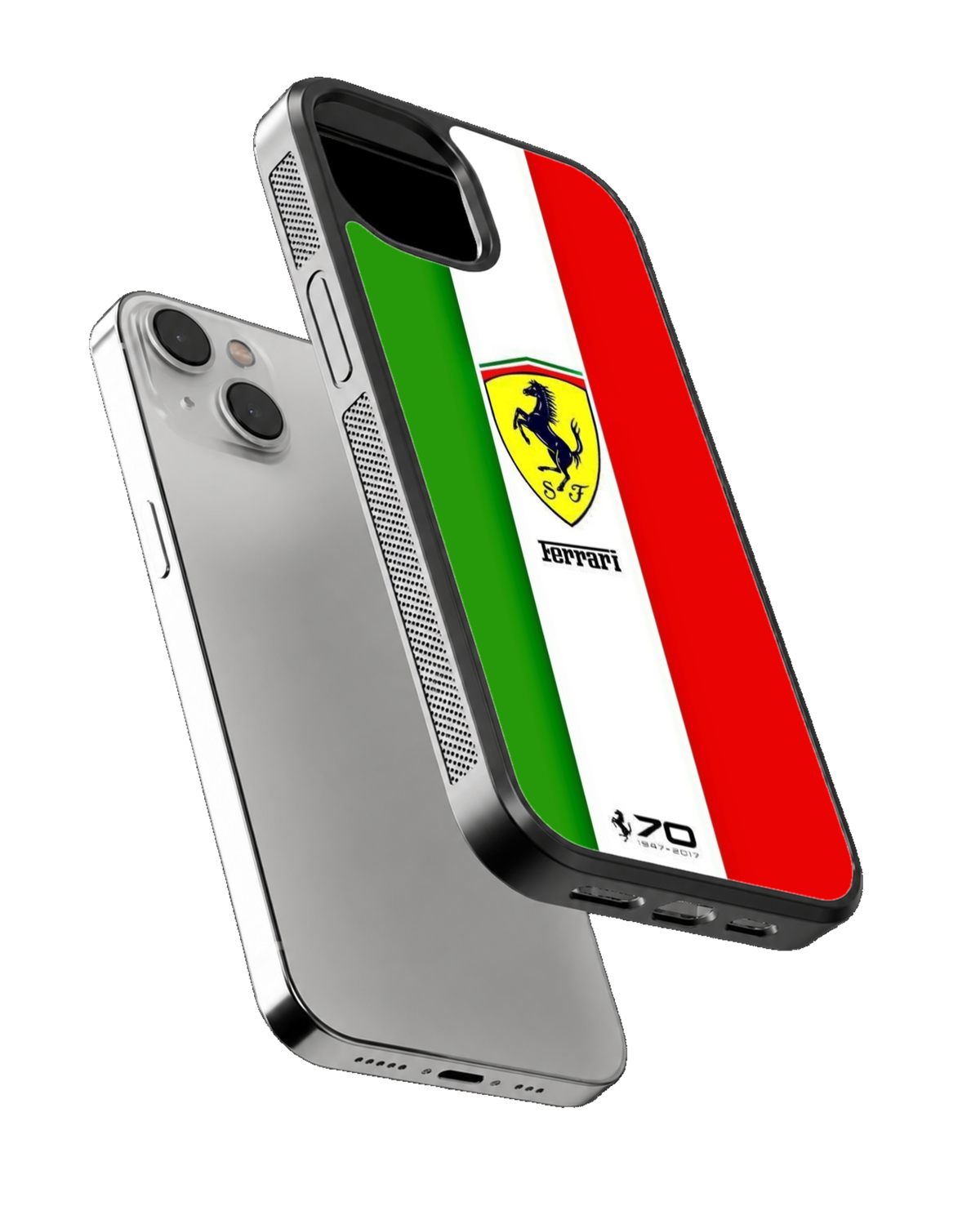 Ferrari Italian Flag Racing Motorsport Premium Glass Covr