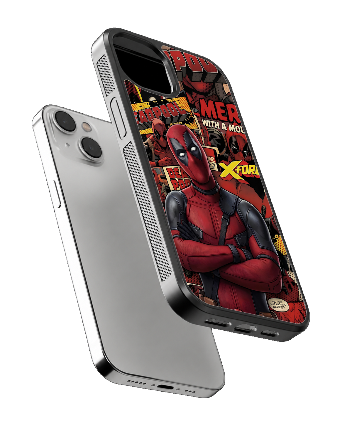 Deadpool Comic Pop Art Premium Glass Covr