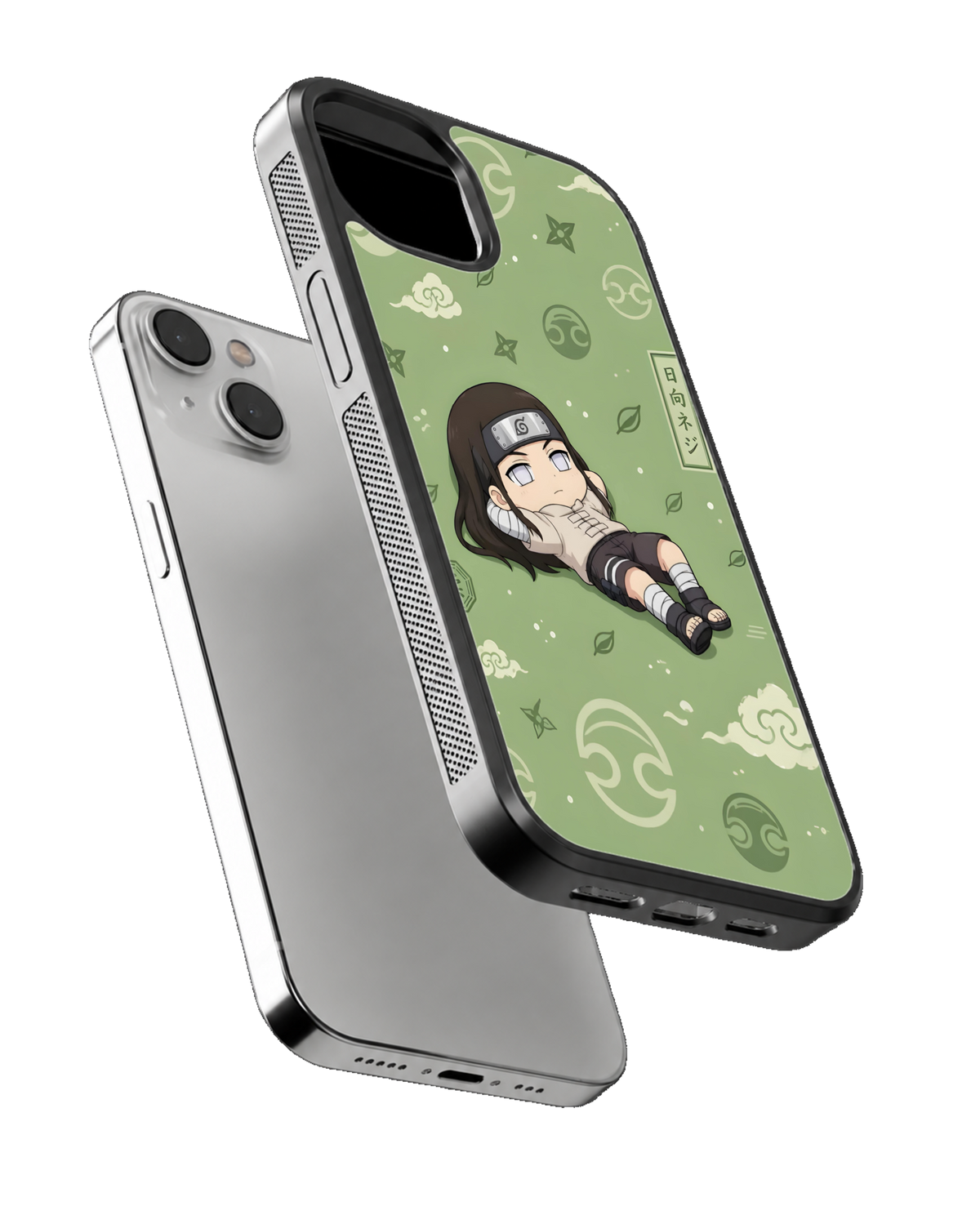 Neji Chibi Character Theme Glass Phone Covr