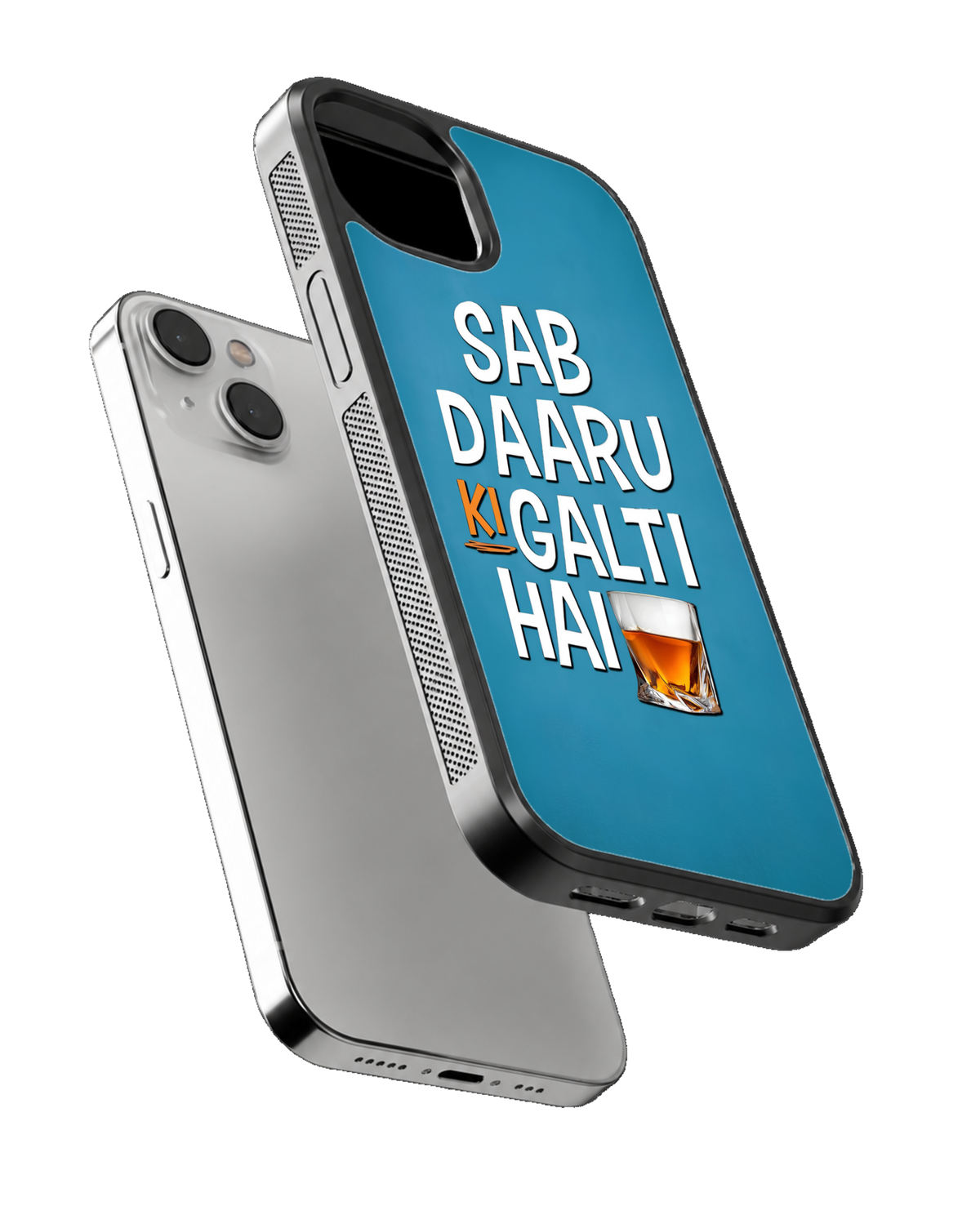 Sab Daaru Ki Galti Hai Premium Funny Glass Phone Covr