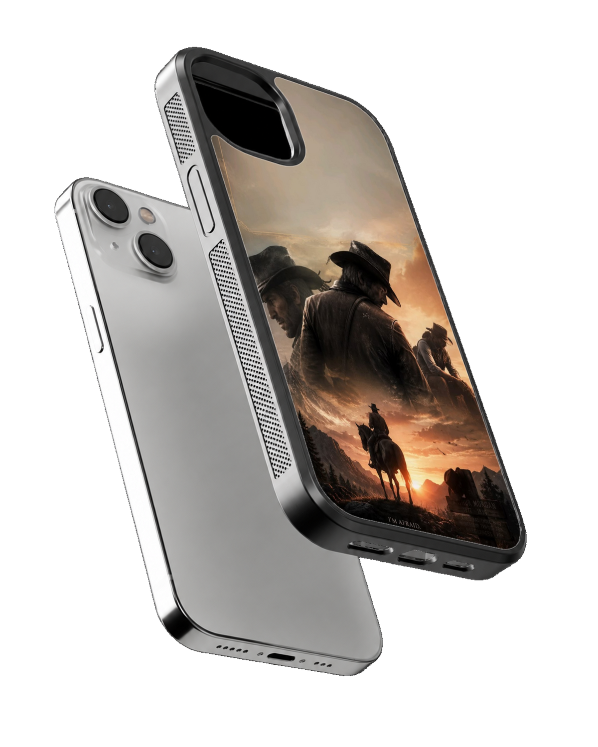 RDR2 Arthur Morgan Western Cowboy Sunset Premium Glass Covr