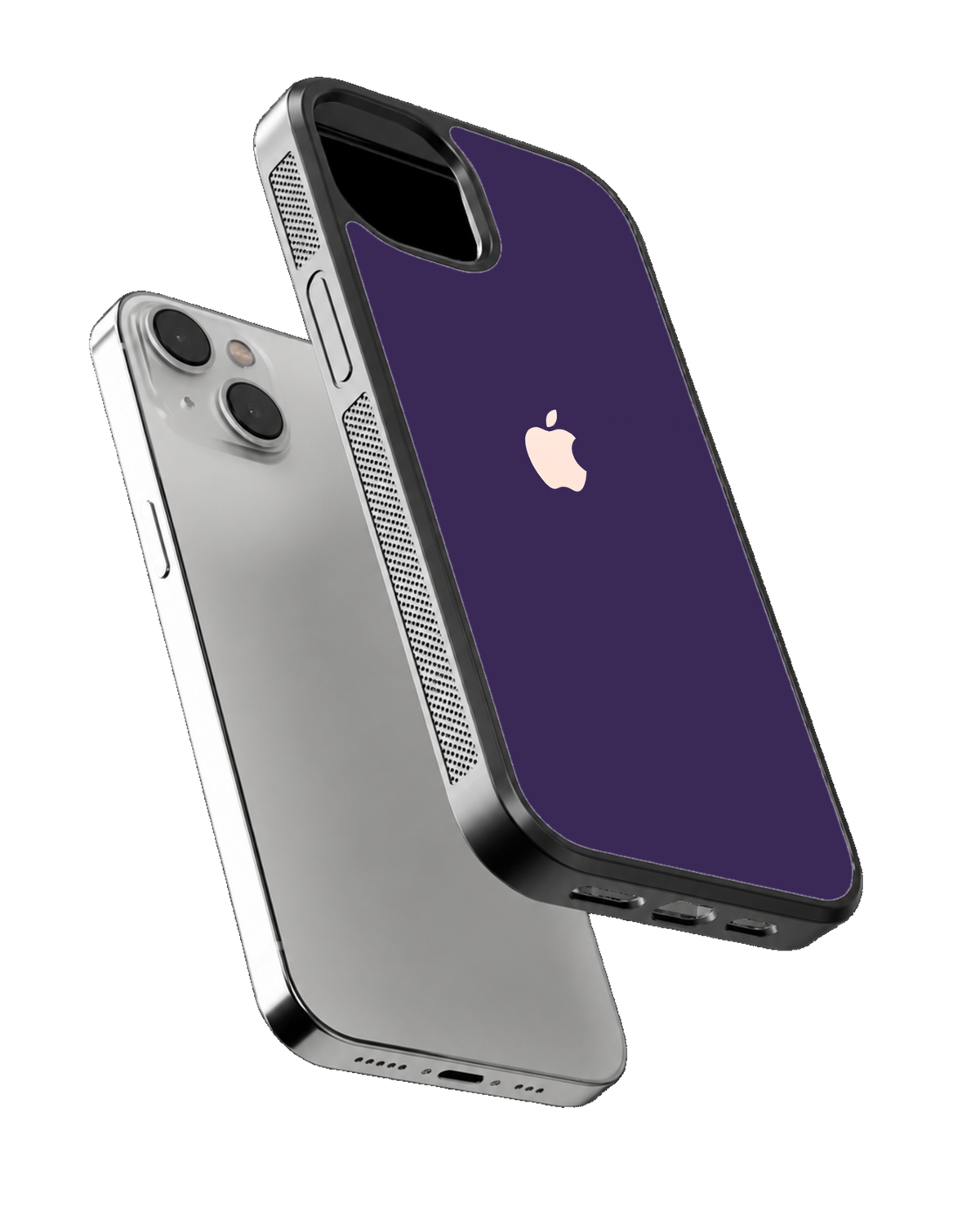 Purple Bite – Minimalist Purple Premium Glass Phone Covr