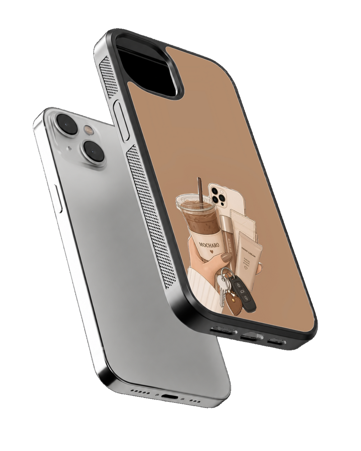 Coffee Girl Aesthetic Premium Glass Phone Covr