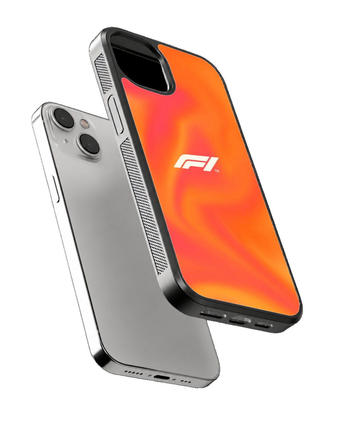 F1 Orange & Red Gradient Racing Motorsport Premium Glass Covr