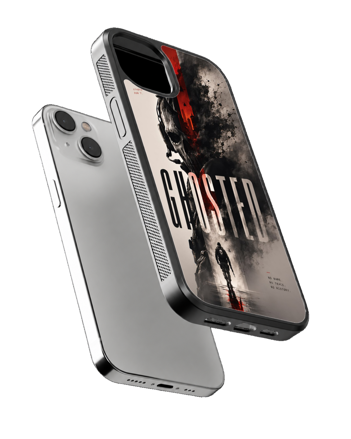 COD Ghost Tactical Skull Soldier Military Aesthetic Premium Glass Covr