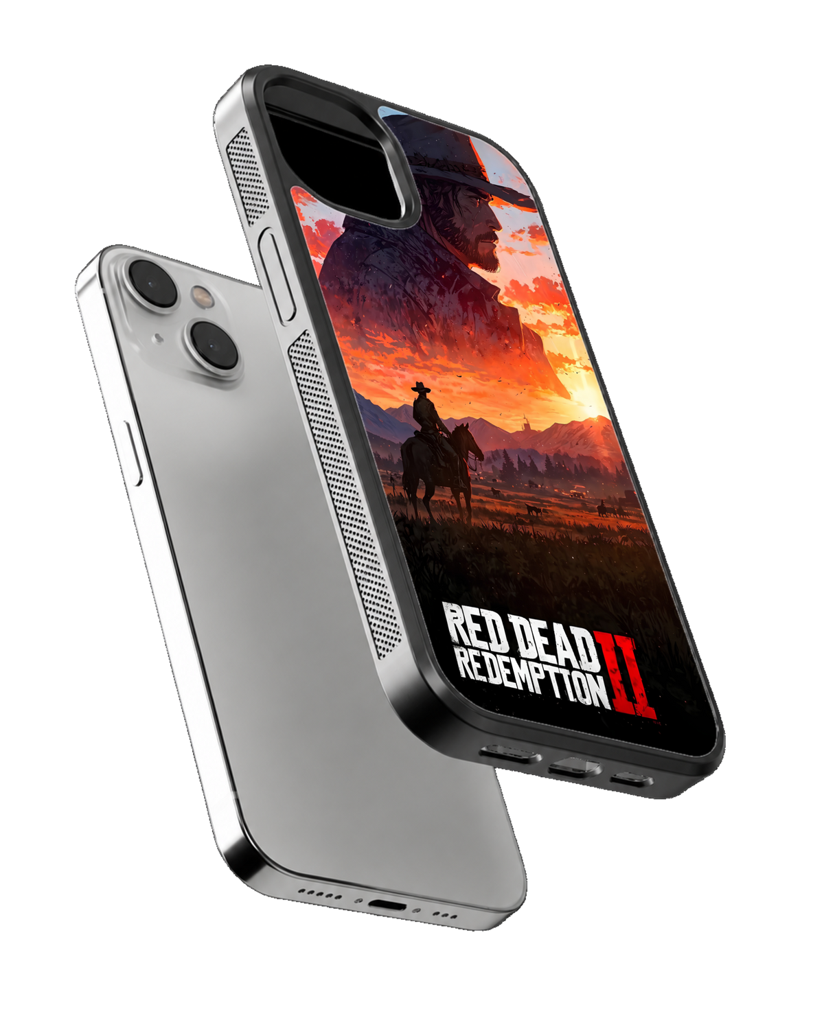 Red Dead Redemption 2 Cowboy Sunset Gaming Premium Glass Covr