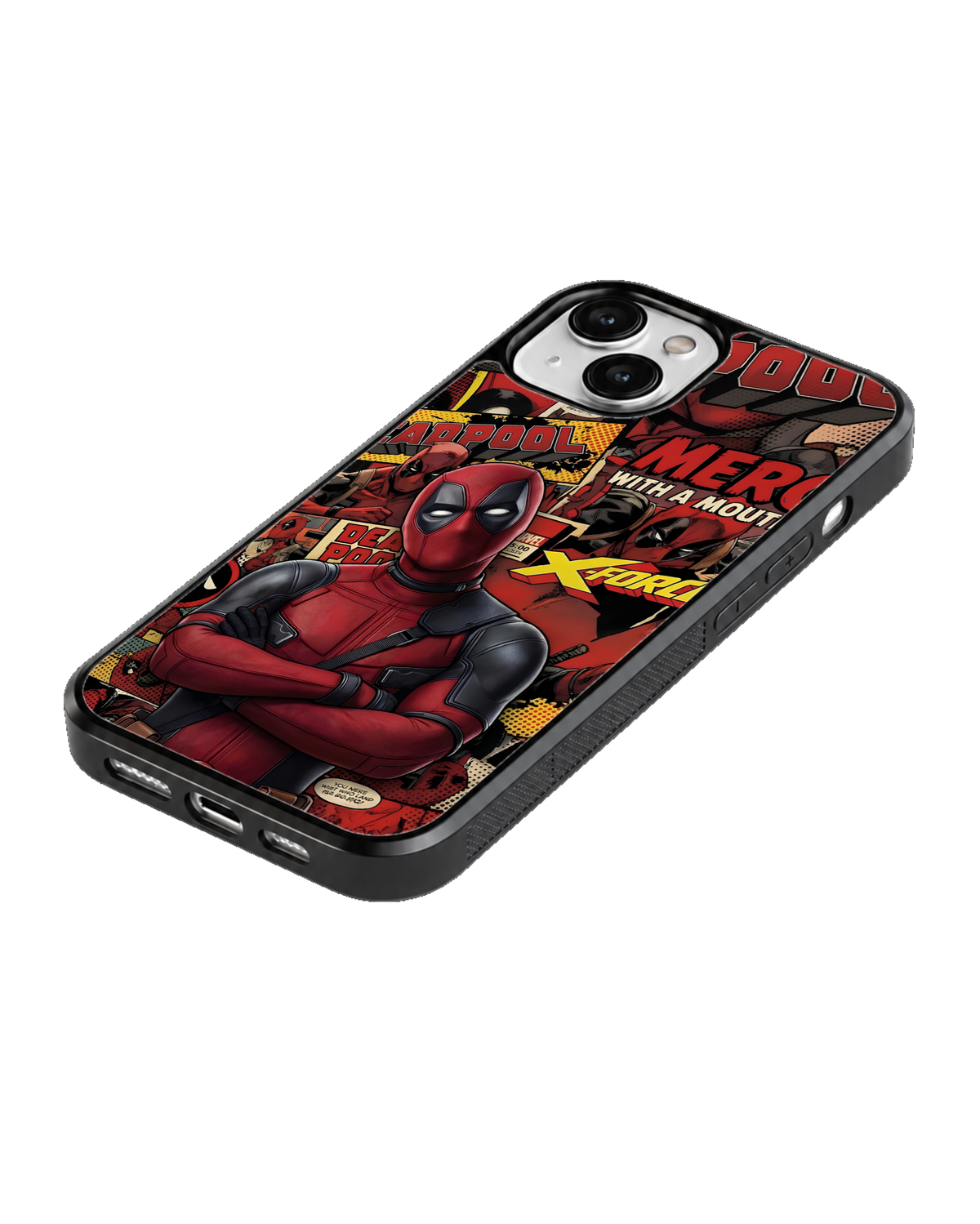 Deadpool Comic Pop Art Premium Glass Covr