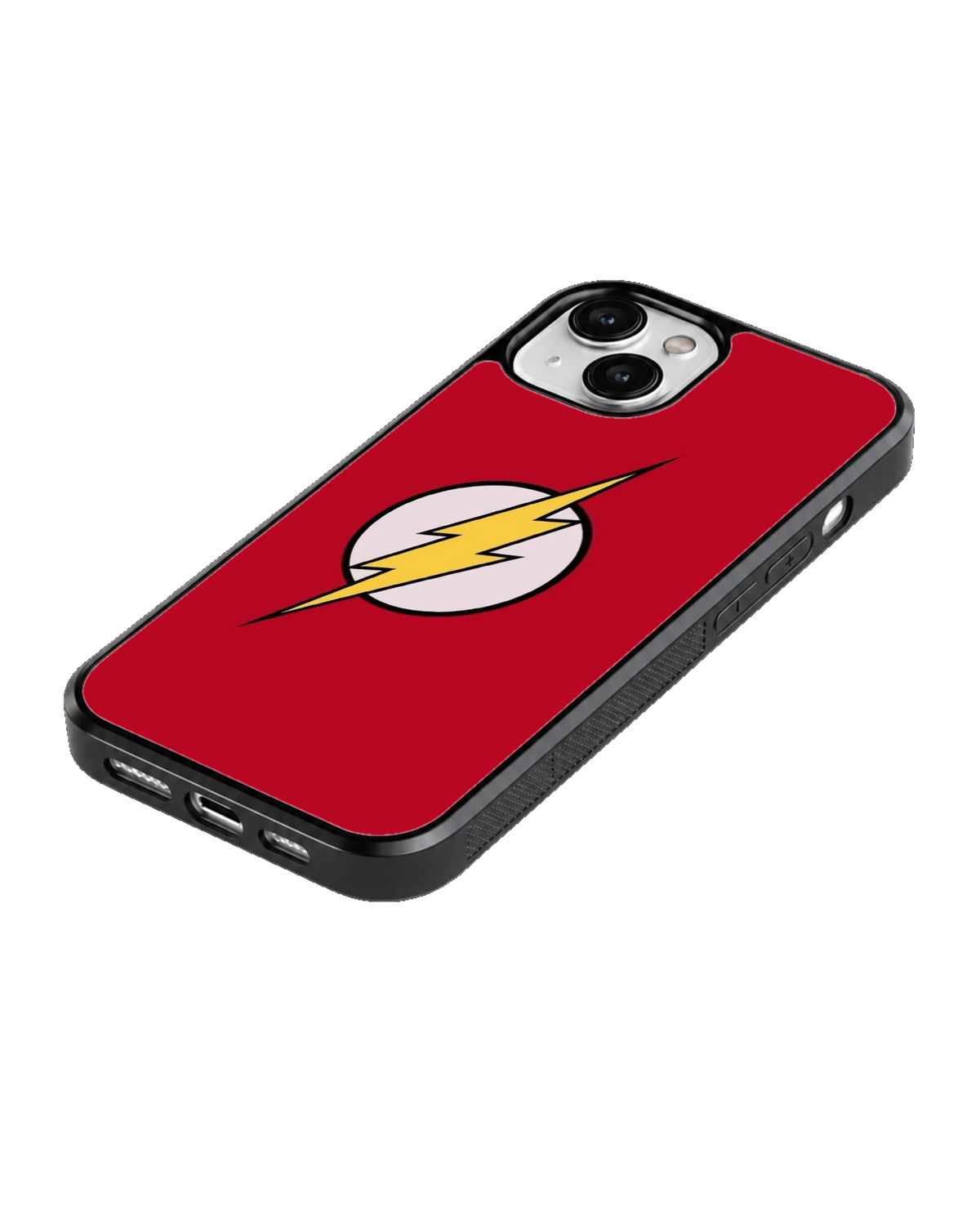 The Flash Classic Lightning Bolt Red Minimalist Superhero Premium Glass Covr