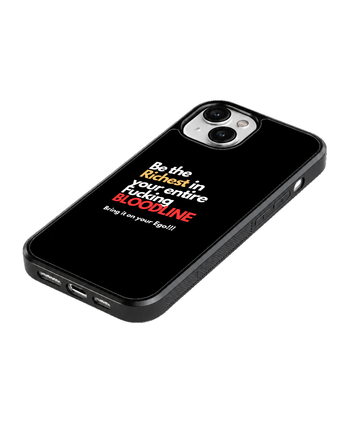 Richest Bloodline Motivation Glass Phone Covr