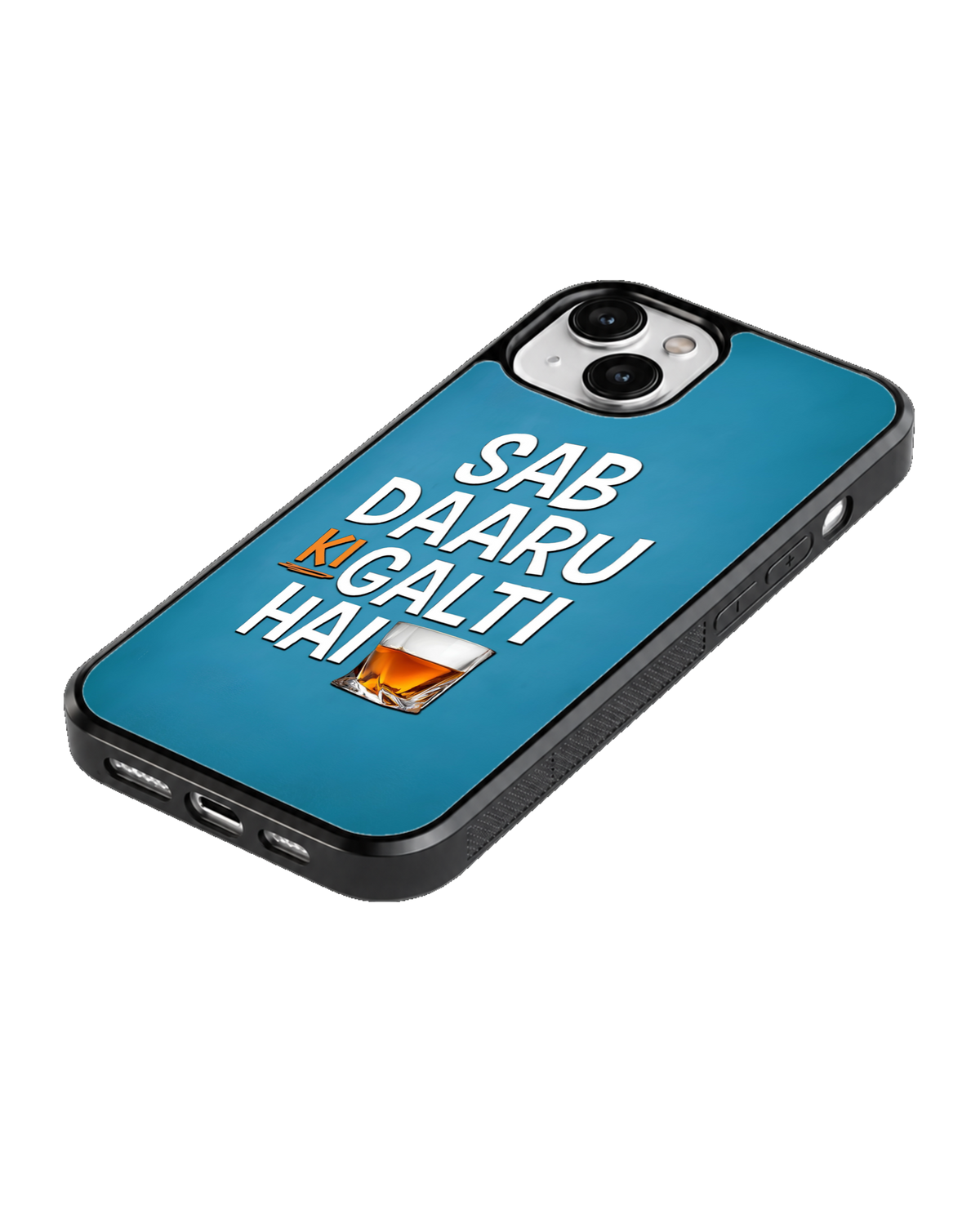 Sab Daaru Ki Galti Hai Premium Funny Glass Phone Covr