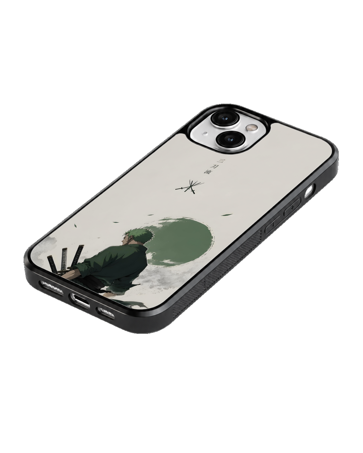 Zoro One Piece Theme Glass Phone Covr
