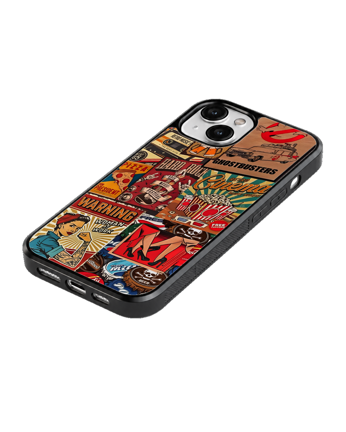 Retro Pop Culture Premium Aesthetic Phone Covr