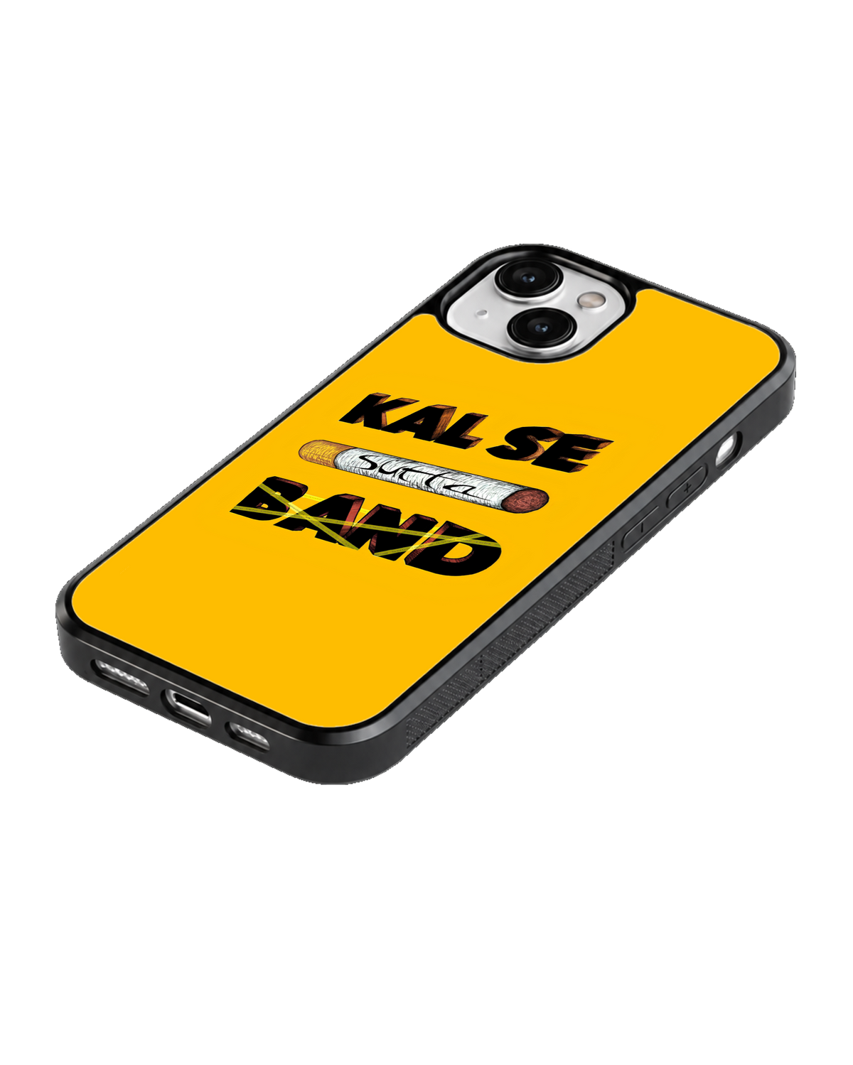 Kal Se Band Funny Anti-Smoking Glass Phone Covr