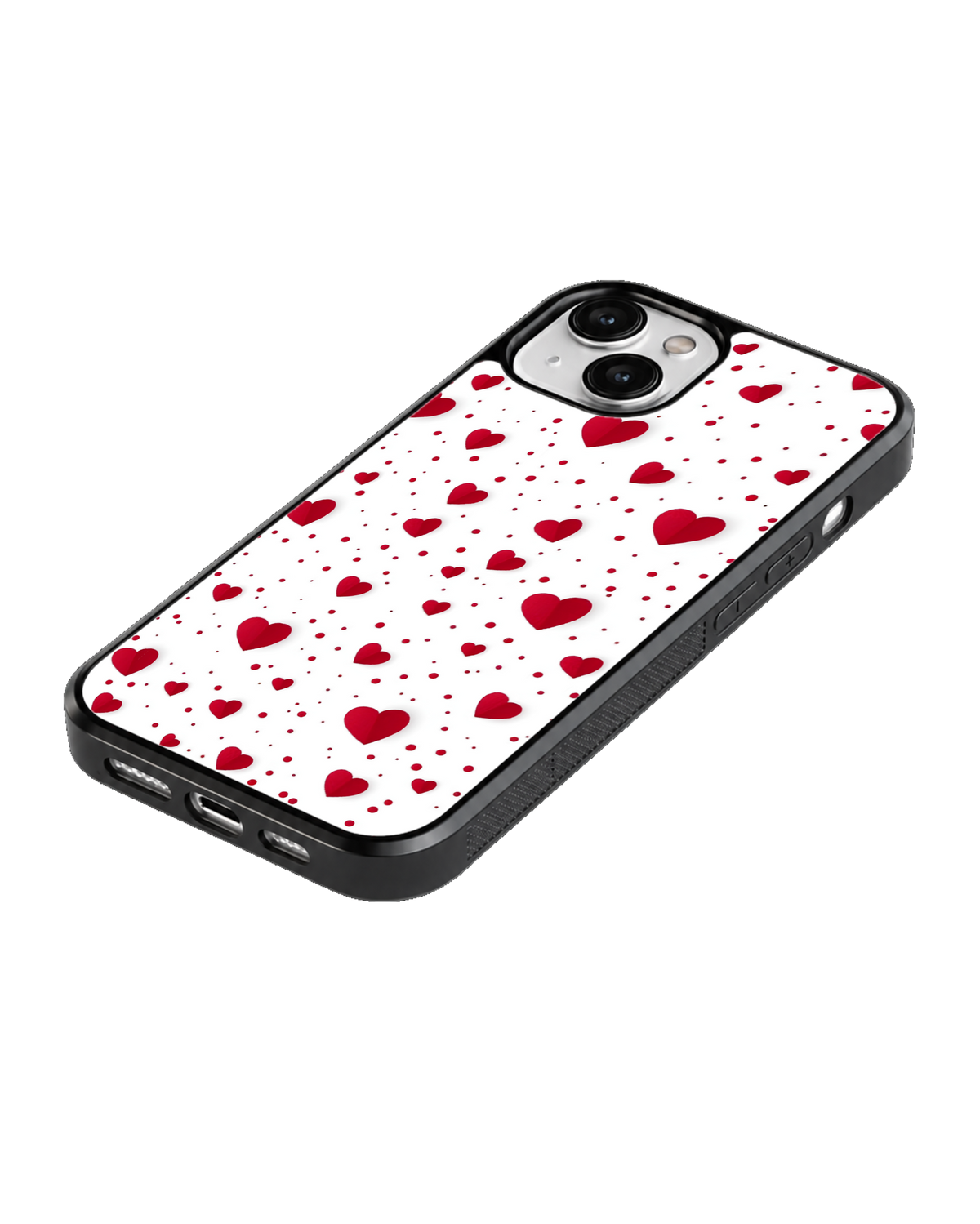 Cute Heart Pattern Aesthetic Phone Covr