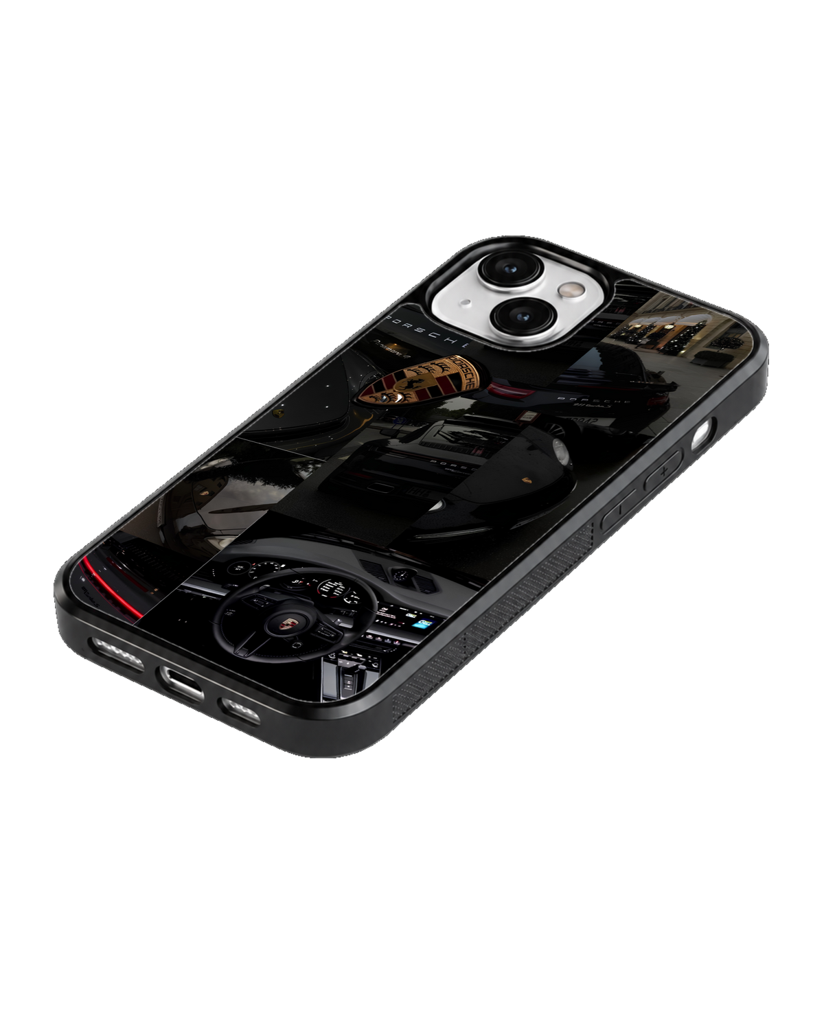 Porsche Luxury Car Aesthetic Premium Glass Phone Covr