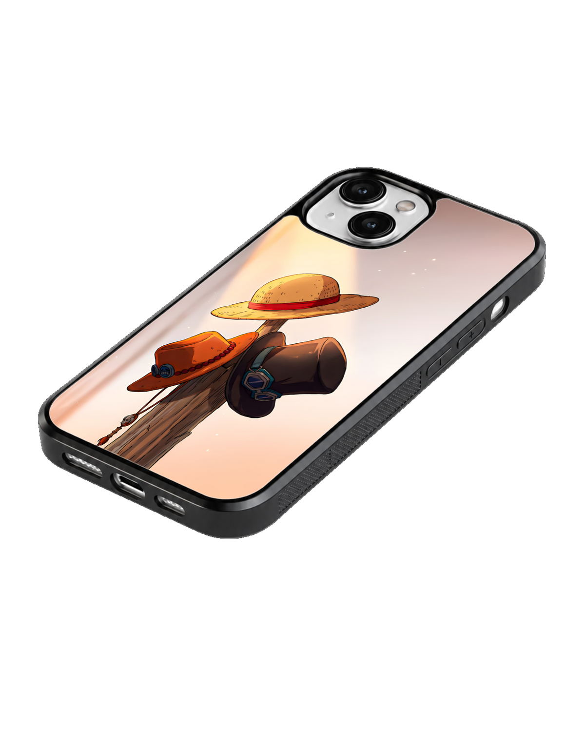 HATS One Piece Theme Glass Phone Covr