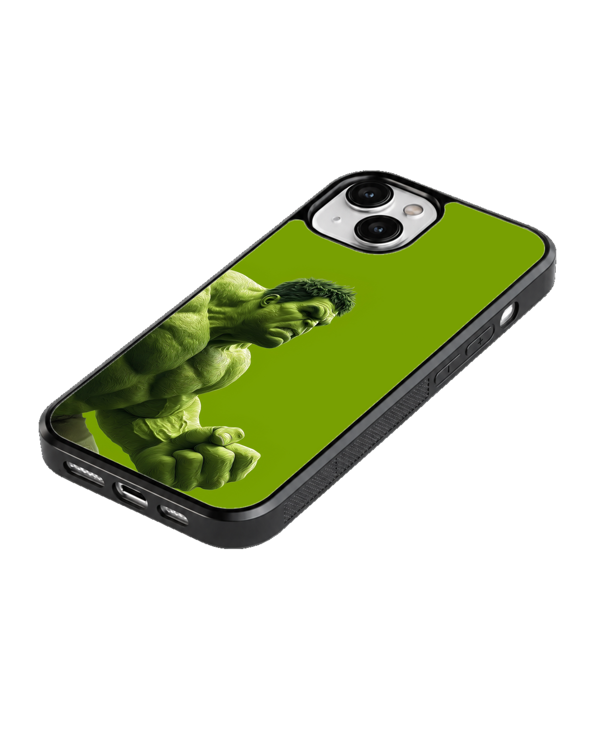 Hulk Inspired Green Premium Glass Phone Covr