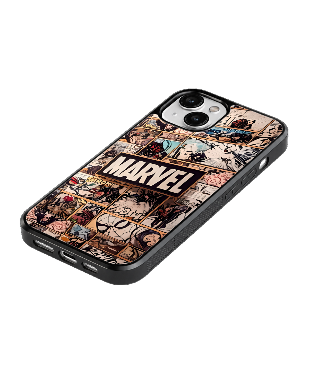 Marvel Comic Aesthetic Glass Phone Covr