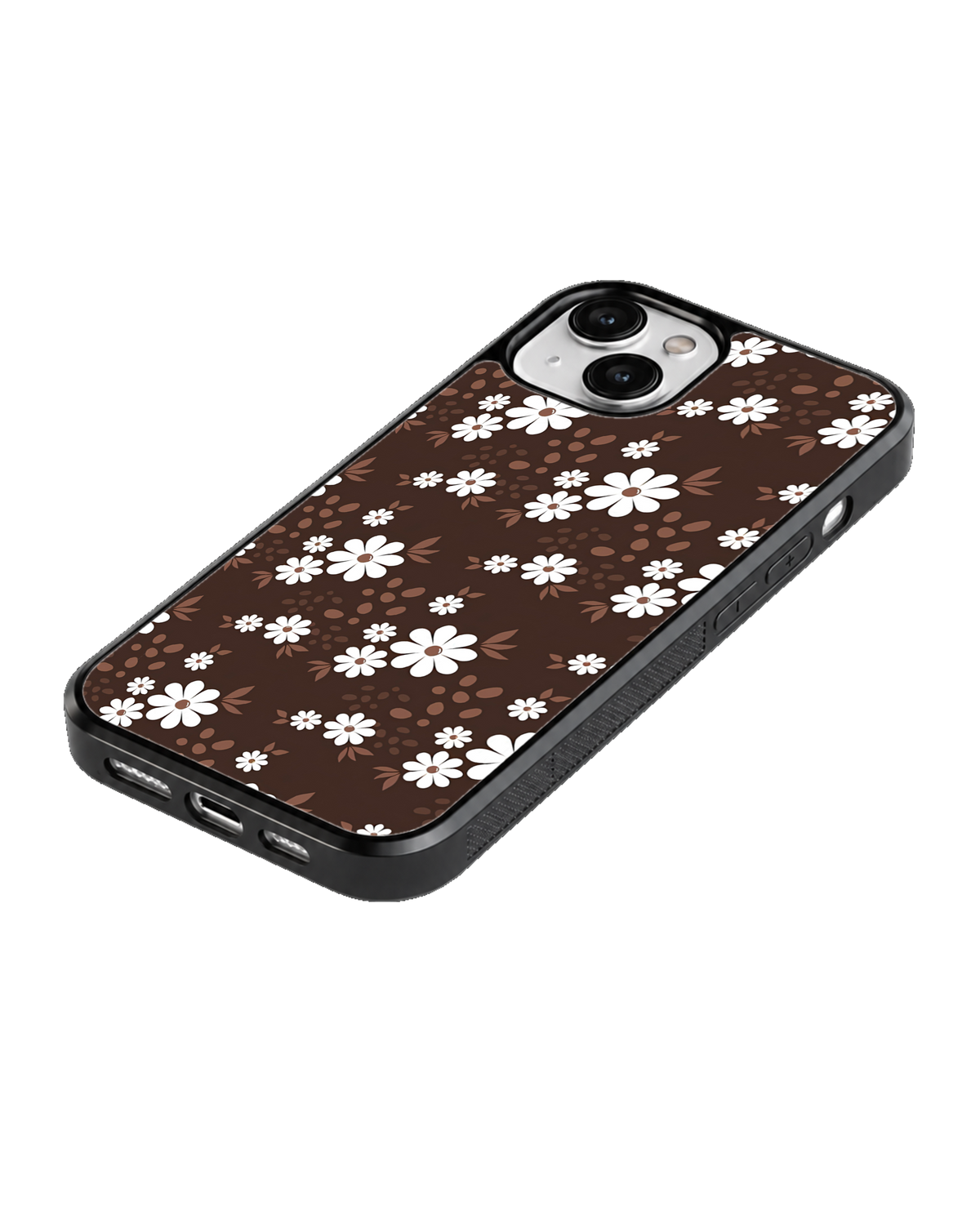 Vintage Daisy Floral Premium Glass Covr
