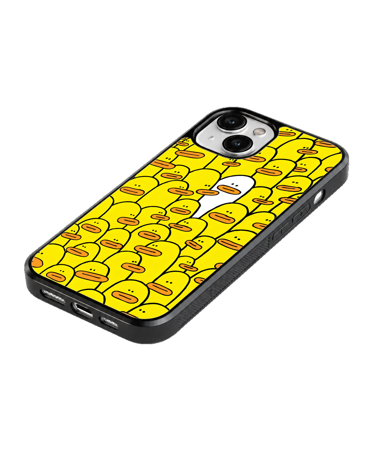 Yellow Duck Abstract Cartoon Premium Glass Phone Covr