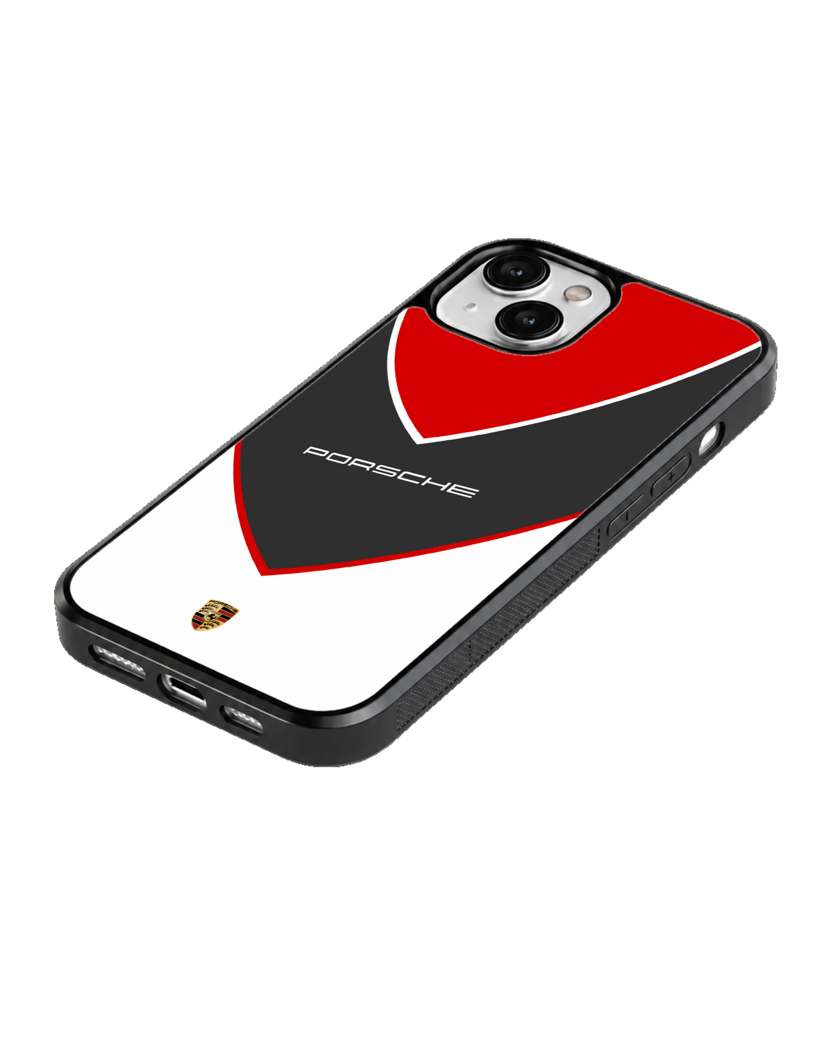 Porsche Motorsport Red Black White Racing Heritage Sports Car Premium Glass Covr