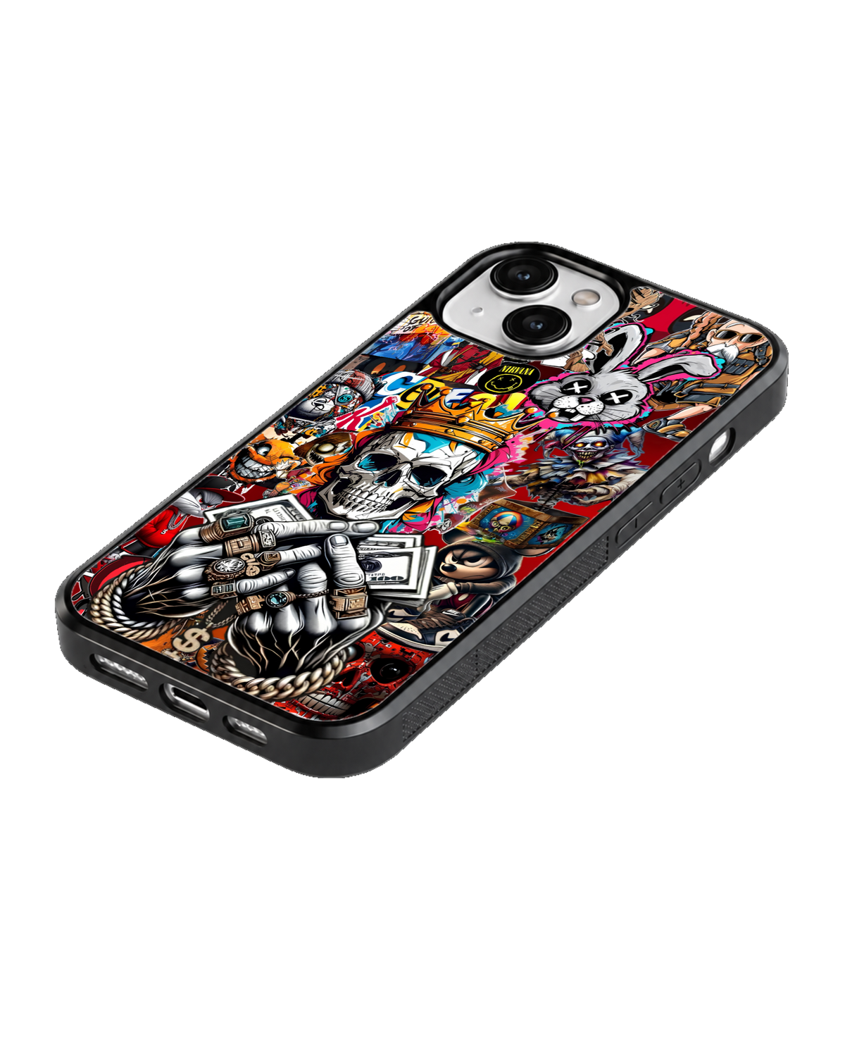 Skull King Streetwear Glass Phone Covr