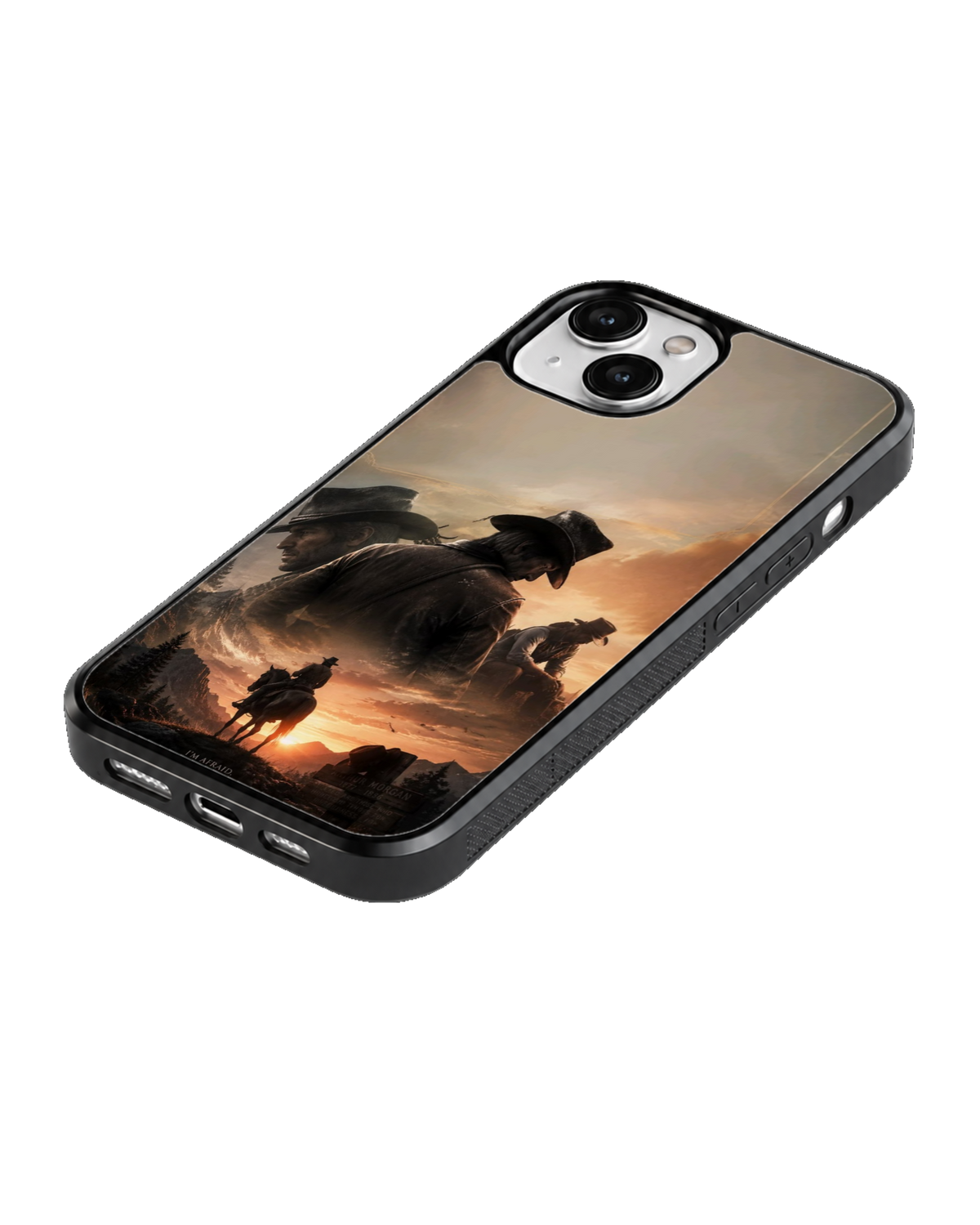 RDR2 Arthur Morgan Western Cowboy Sunset Premium Glass Covr