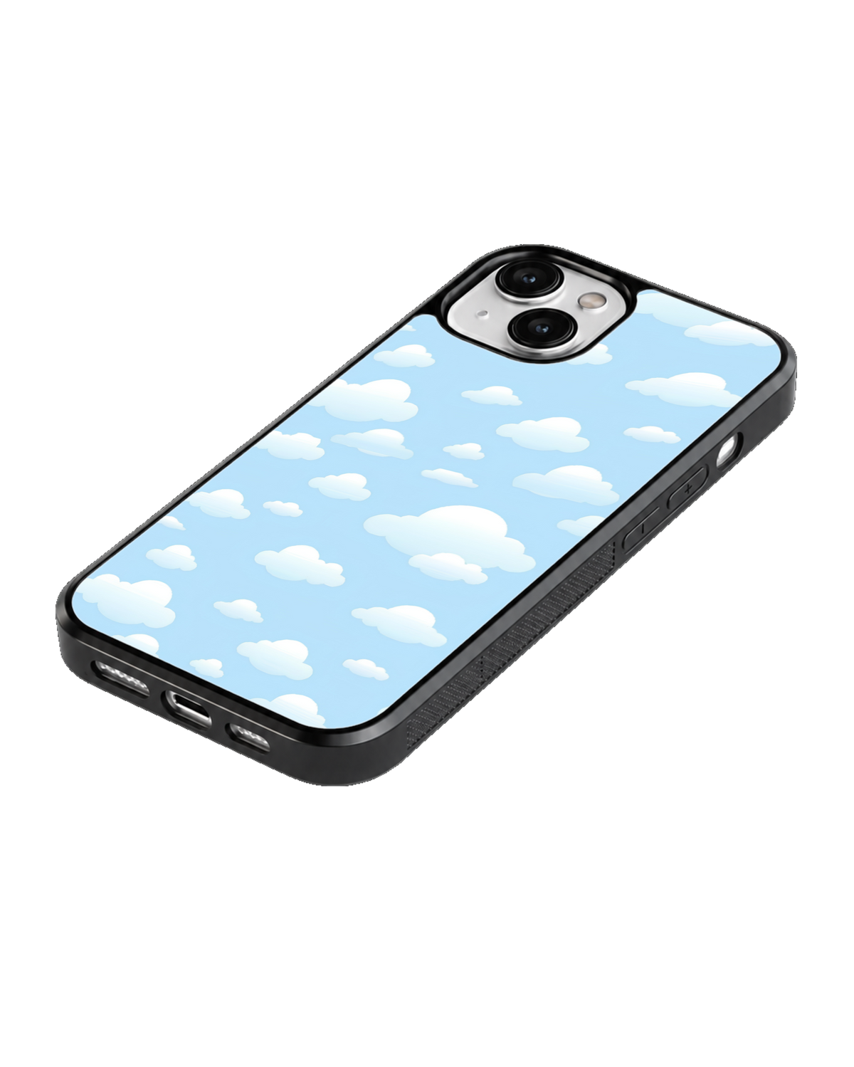 Dreamy Blue Sky Premium Glass Covr