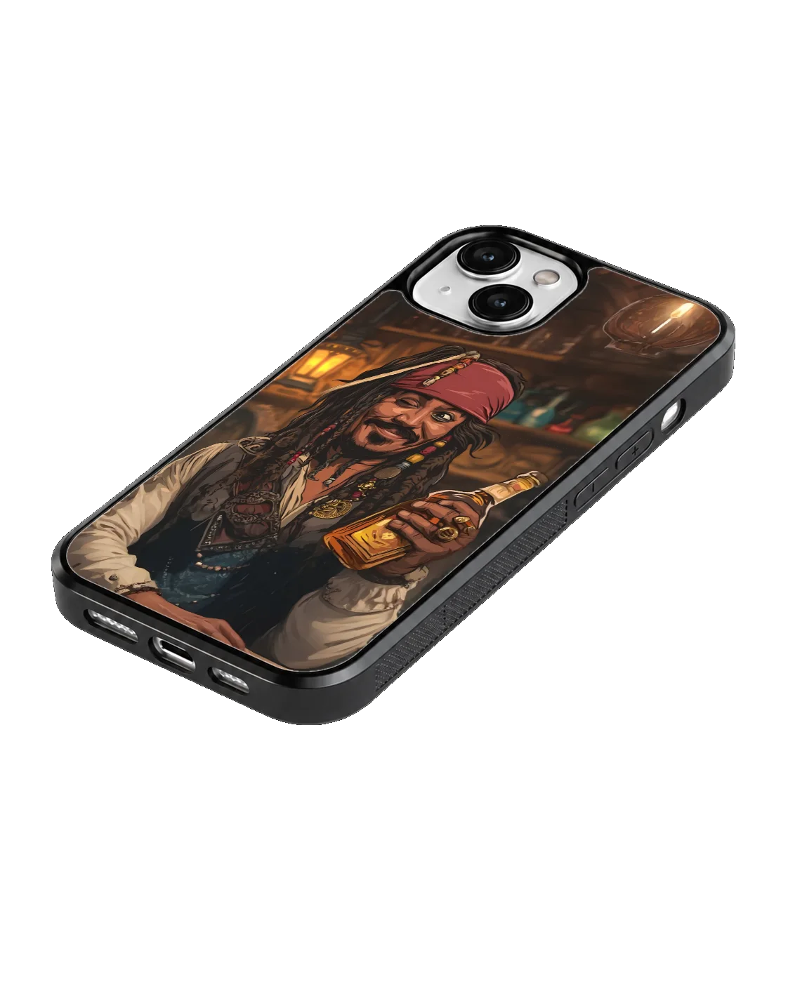 Pirates of the Caribbean Jack Sparrow Premium Glass Phone Covr