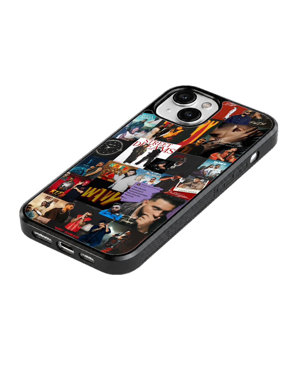 Karan Aujla Indian Hip Hop Aesthetic Glass Phone Covr