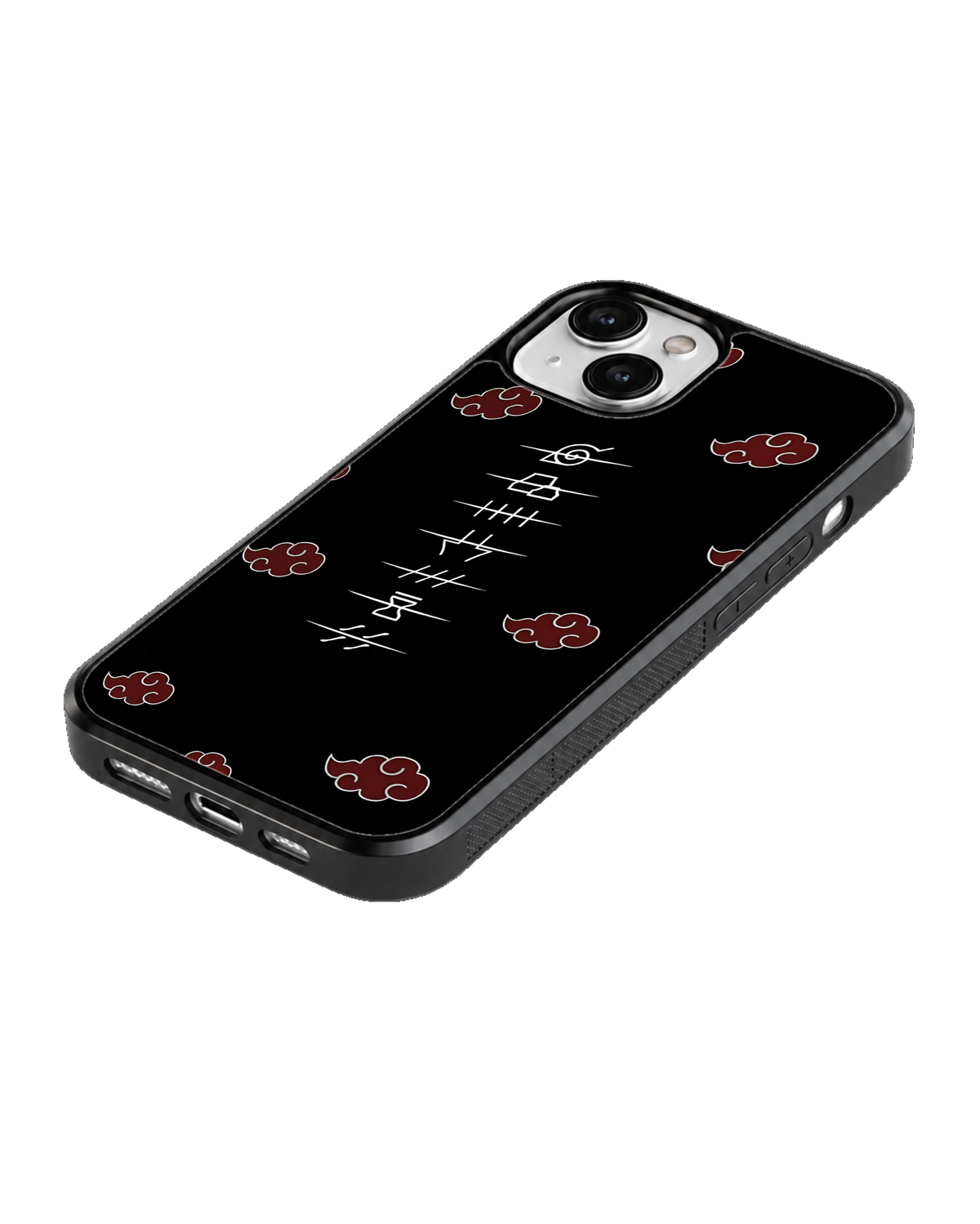 Akatsuki Village Symbols Naruto Theme Glass Phone Covr
