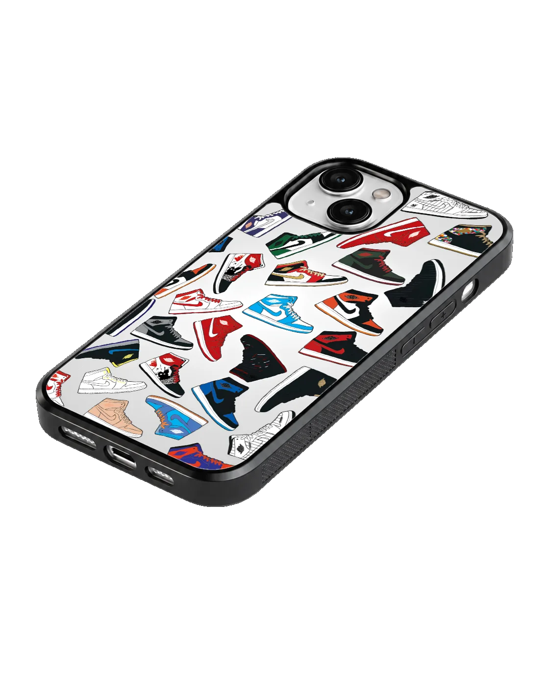 Sneaker Collage Aesthetic Glass Phone Covr