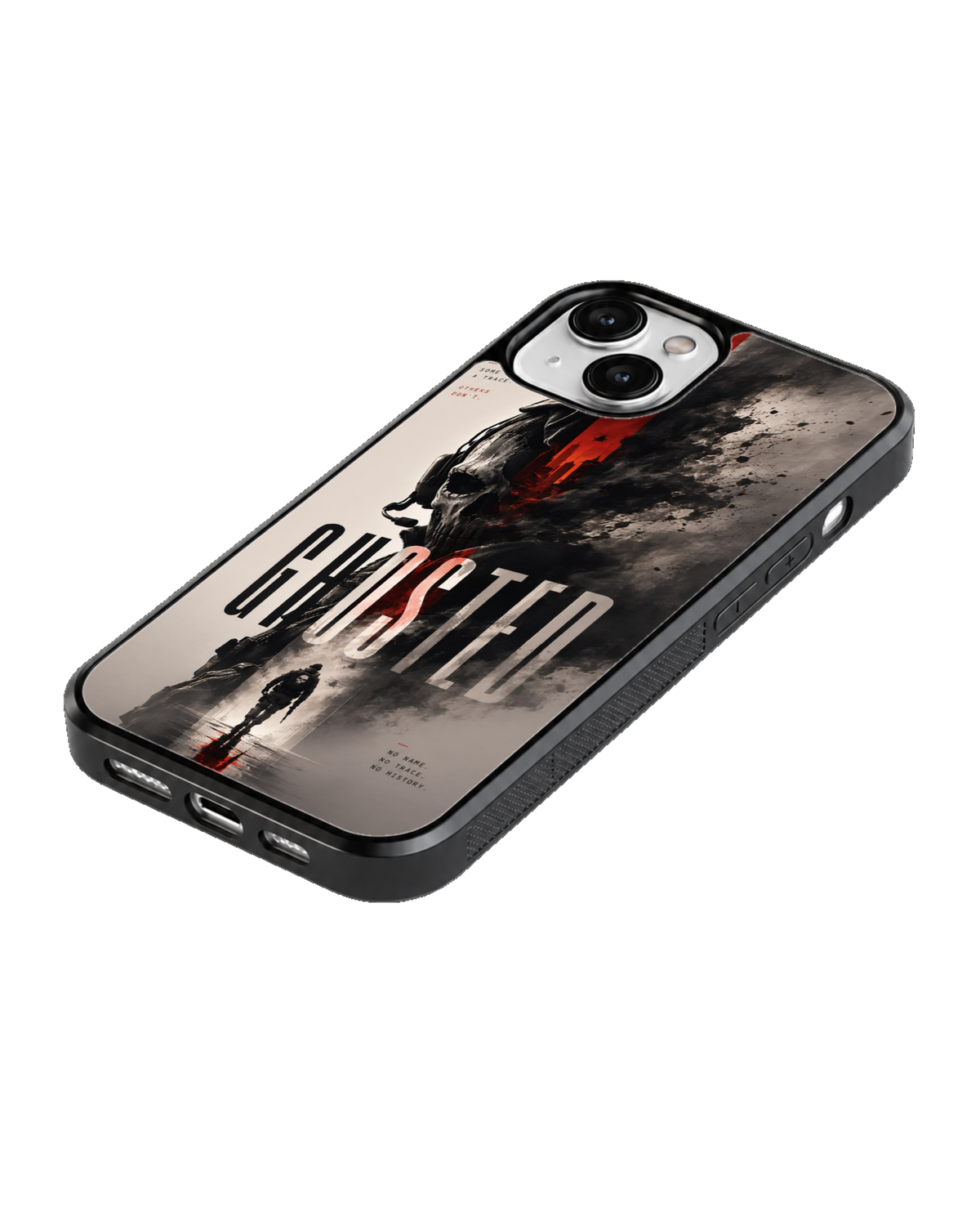 COD Ghost Tactical Skull Soldier Military Aesthetic Premium Glass Covr
